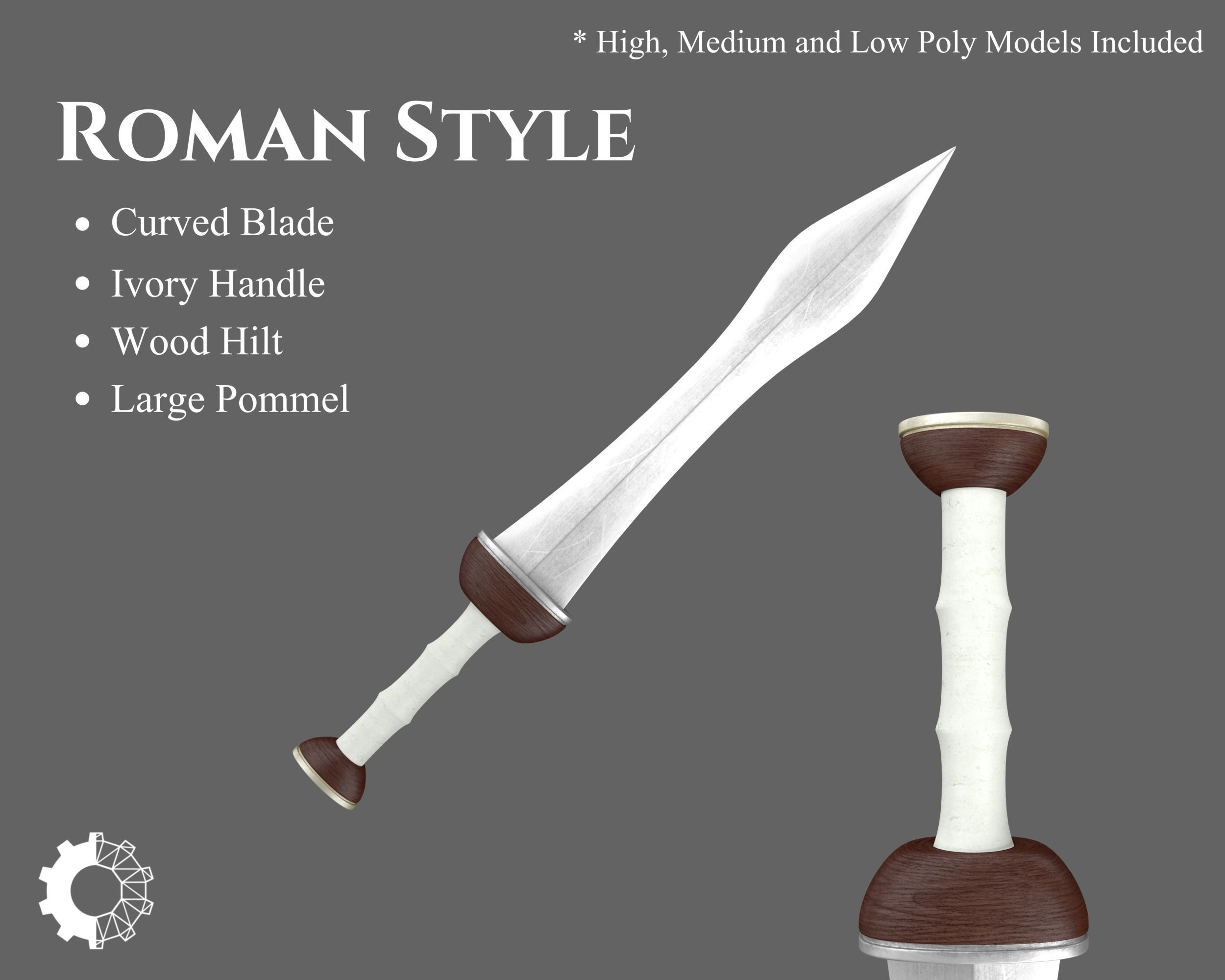 Ancient Collection Roman Weapons Set _38