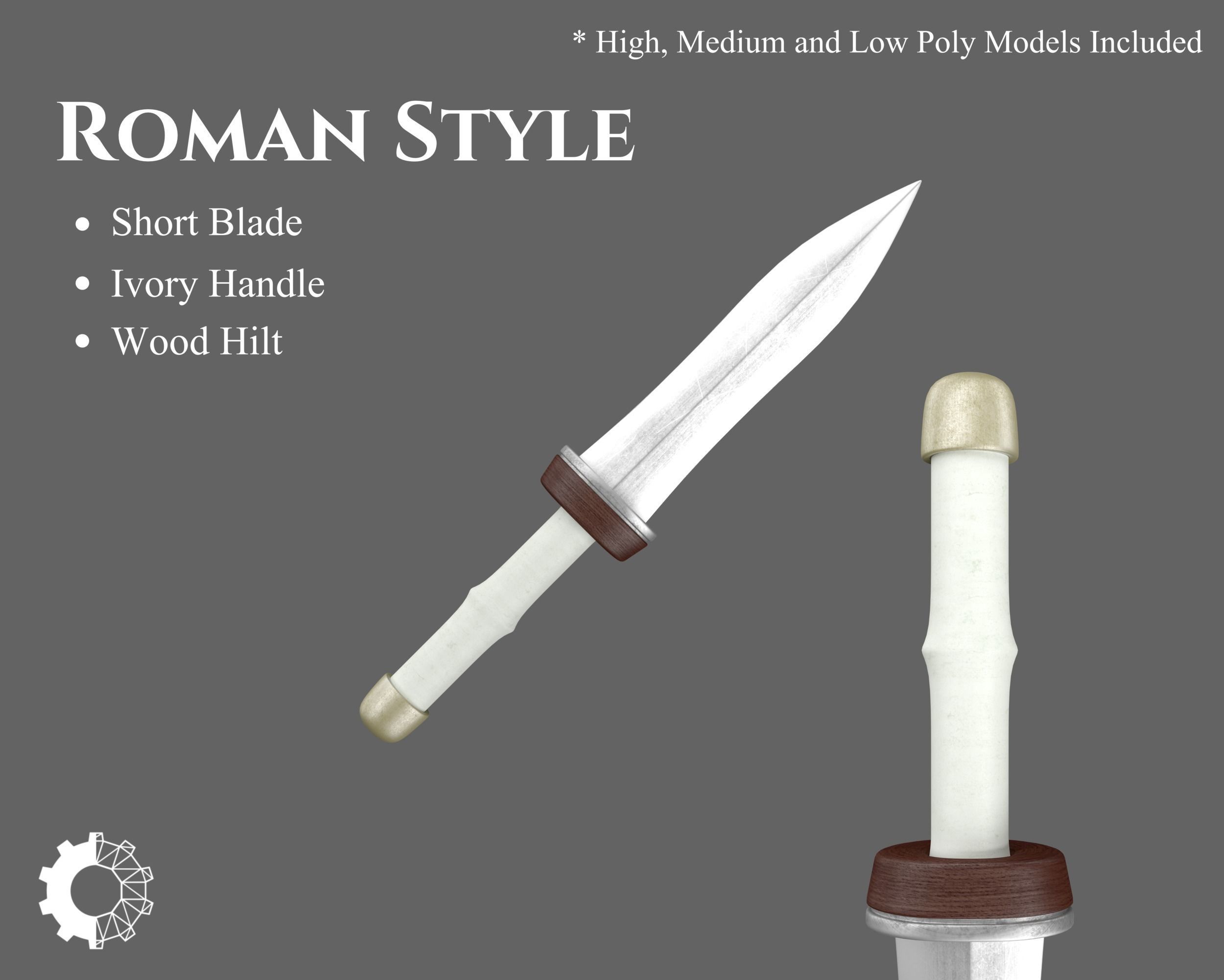 Ancient Collection Roman Weapons Set _23