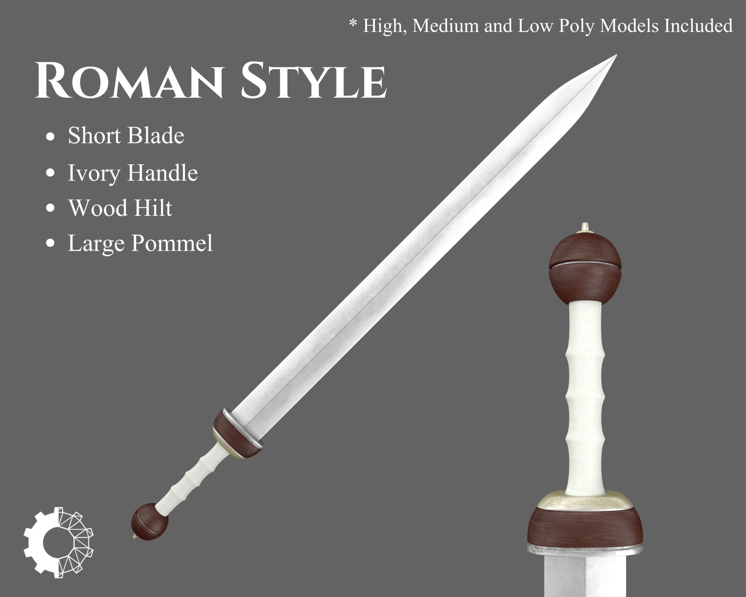 Ancient Collection Roman Weapons Set _18