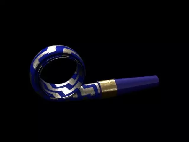 Whistle 3D model pipe Free 3D model