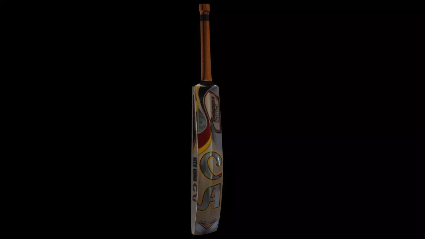 Cricket bat Free 3D model_0