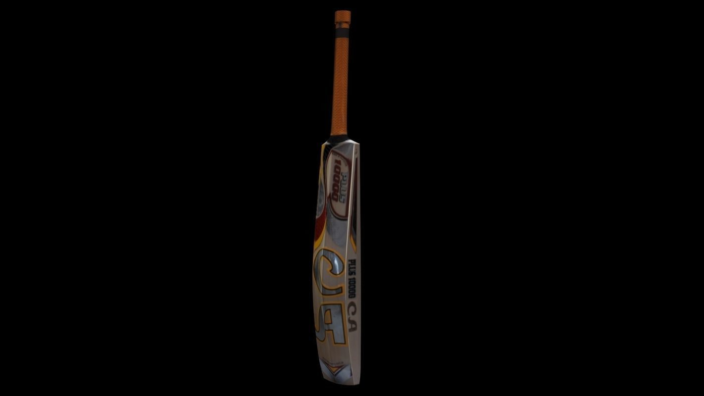 Cricket bat Free 3D model_1