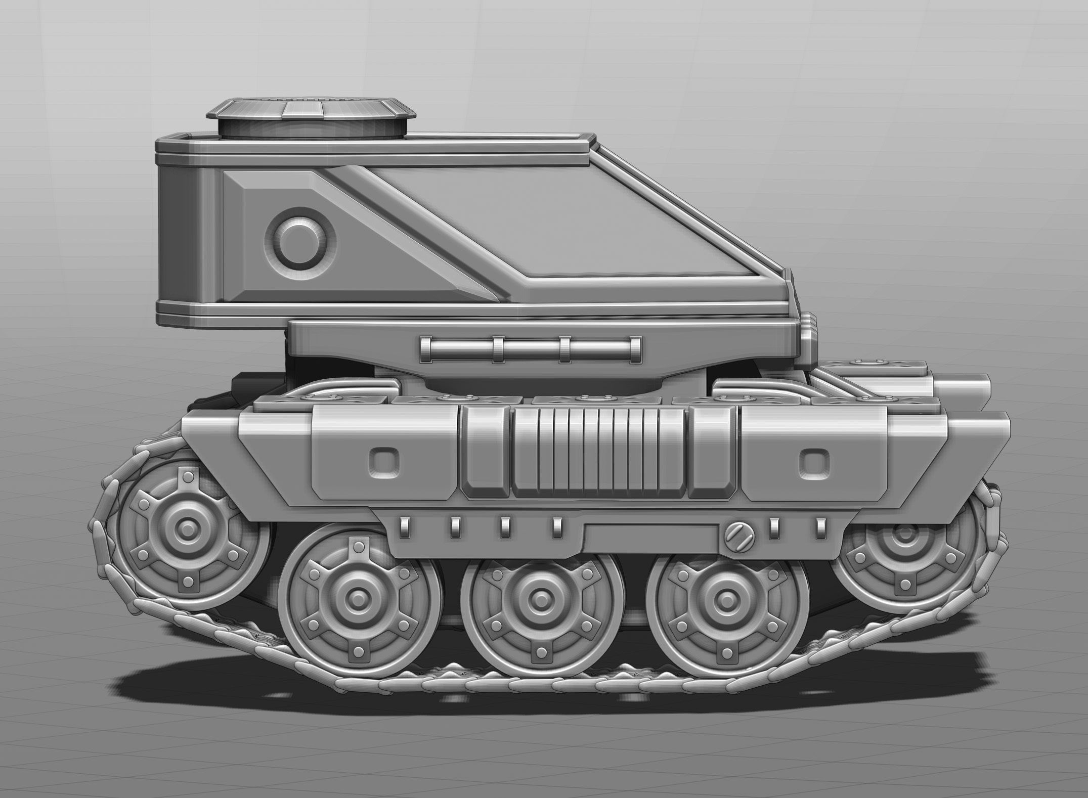 All-terrain vehicle for planetary exploration 3D print model_1