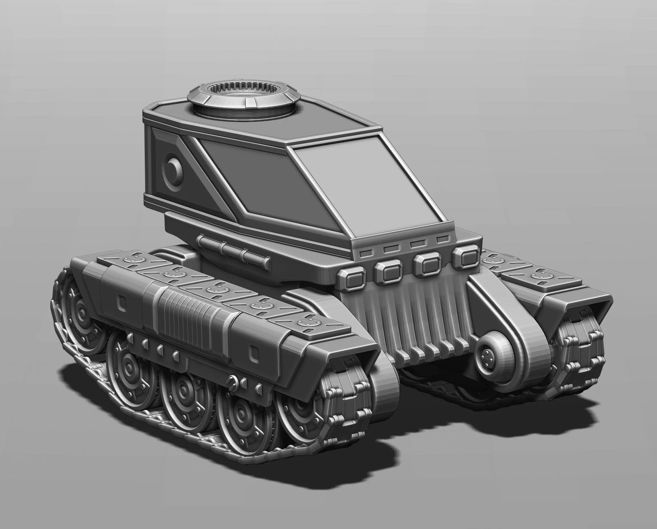 All-terrain vehicle for planetary exploration 3D print model_0