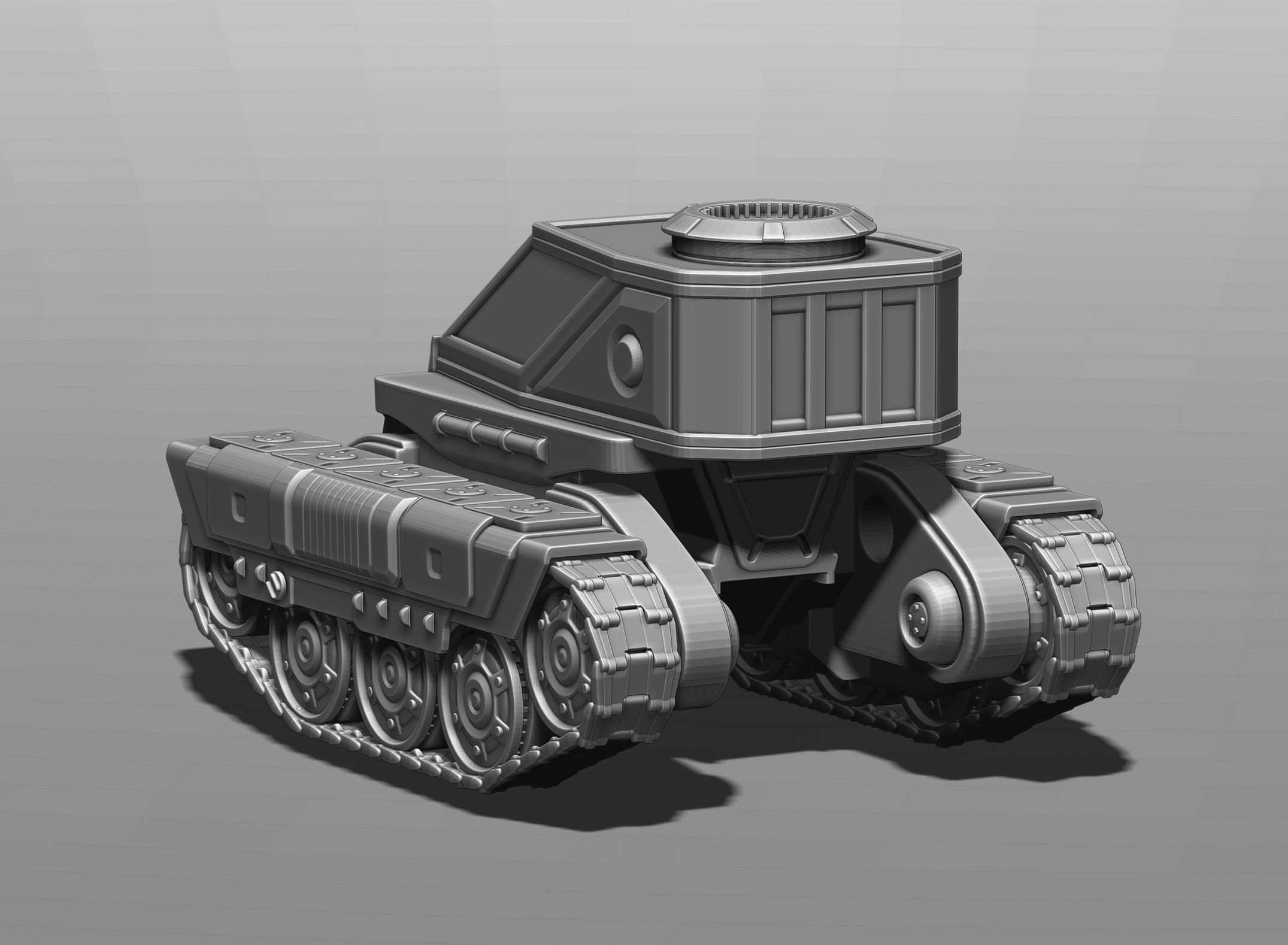 All-terrain vehicle for planetary exploration 3D print model_3