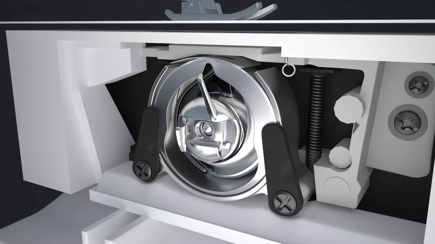 bobbin and shuttle Free 3D model