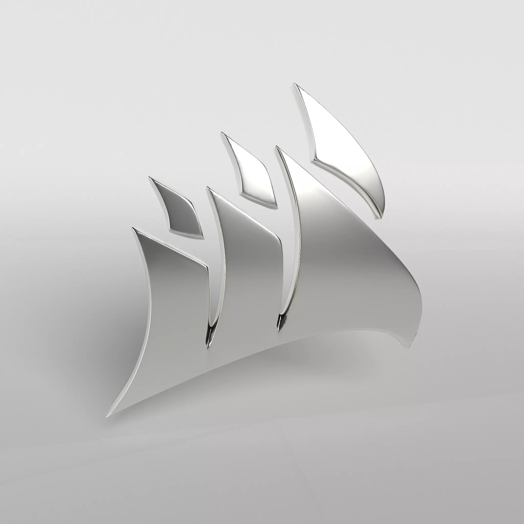 Corsair Logo v1 004 Free low-poly 3D model_0