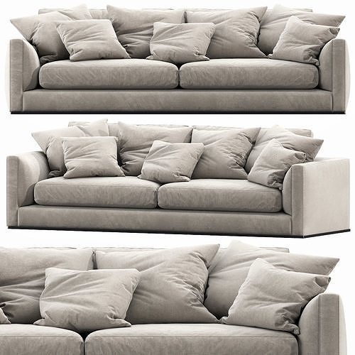 BB Italia Richard Sofa 3D model 2