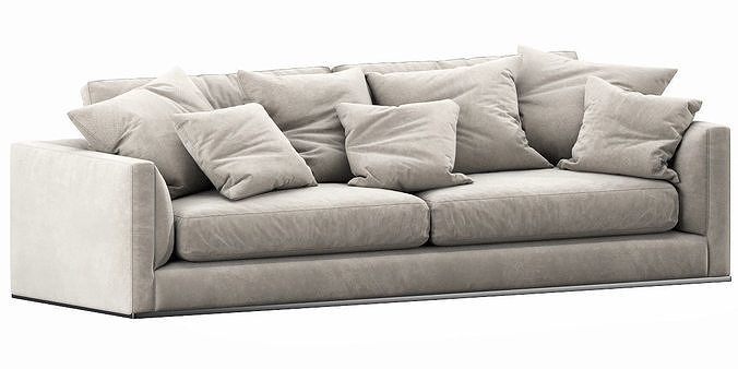 BB Italia Richard Sofa 3D model 6