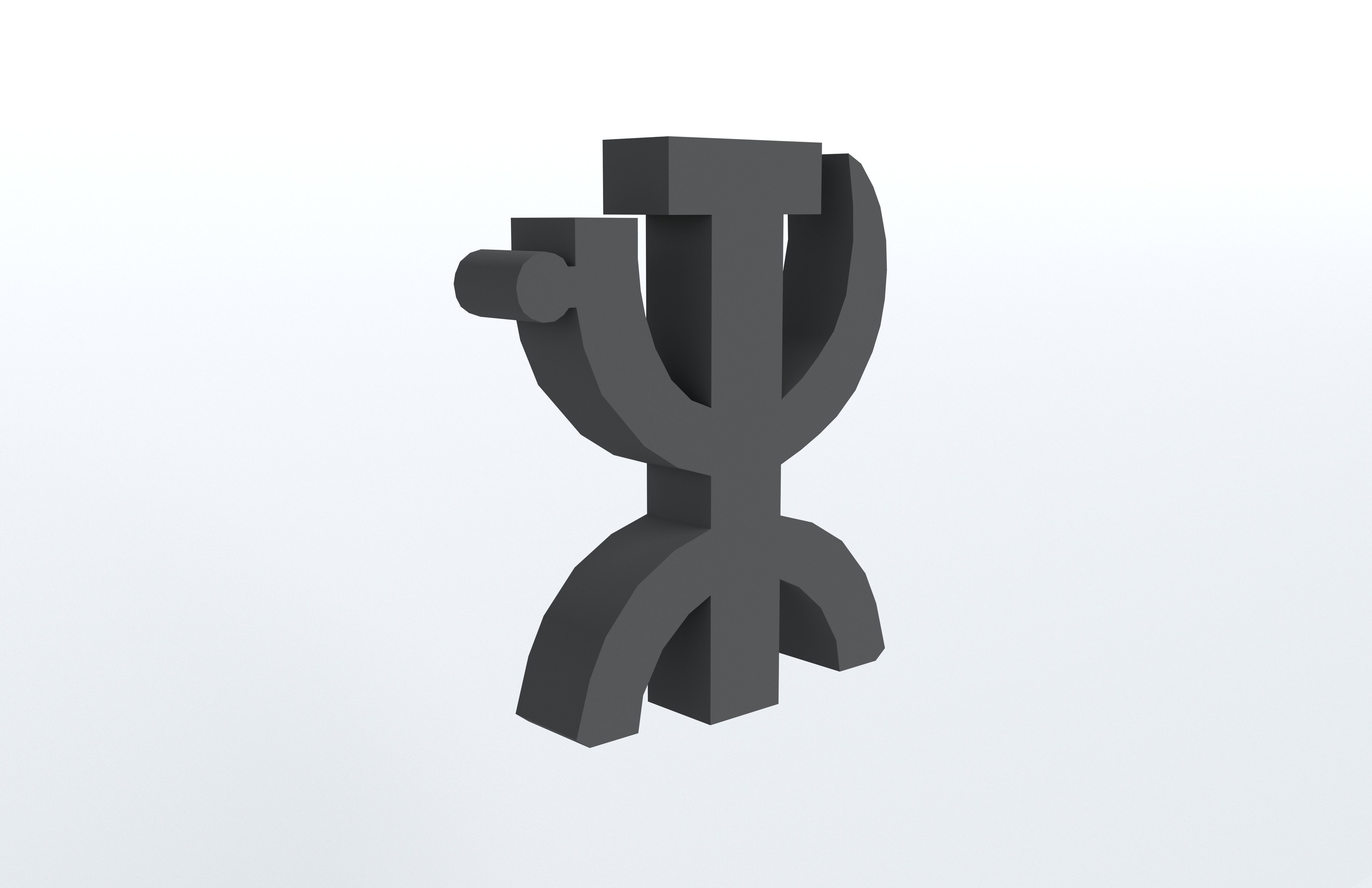 CTR Logo v1 001 Free low-poly 3D model_4