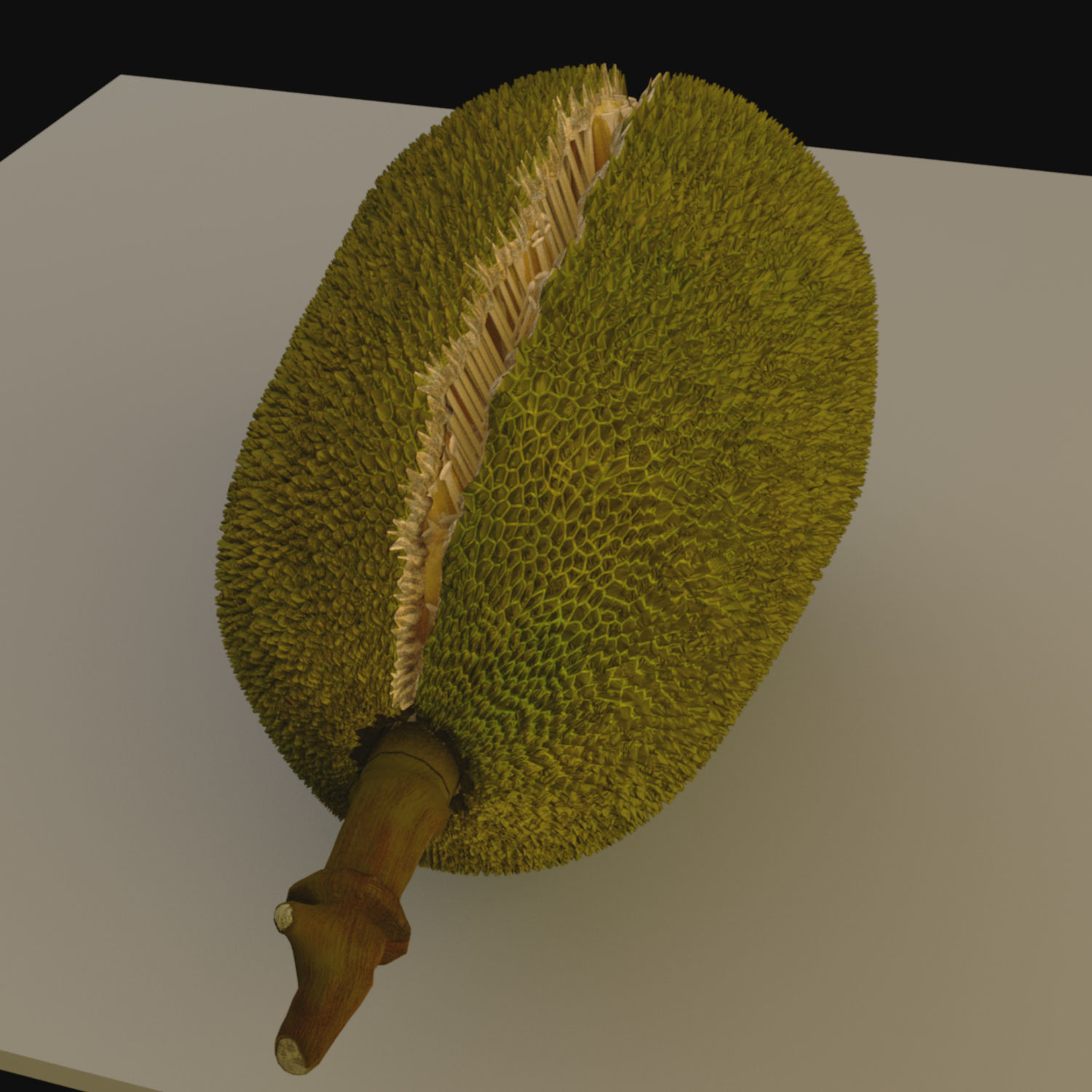 jackfruit 3D rigged model 3D model_4