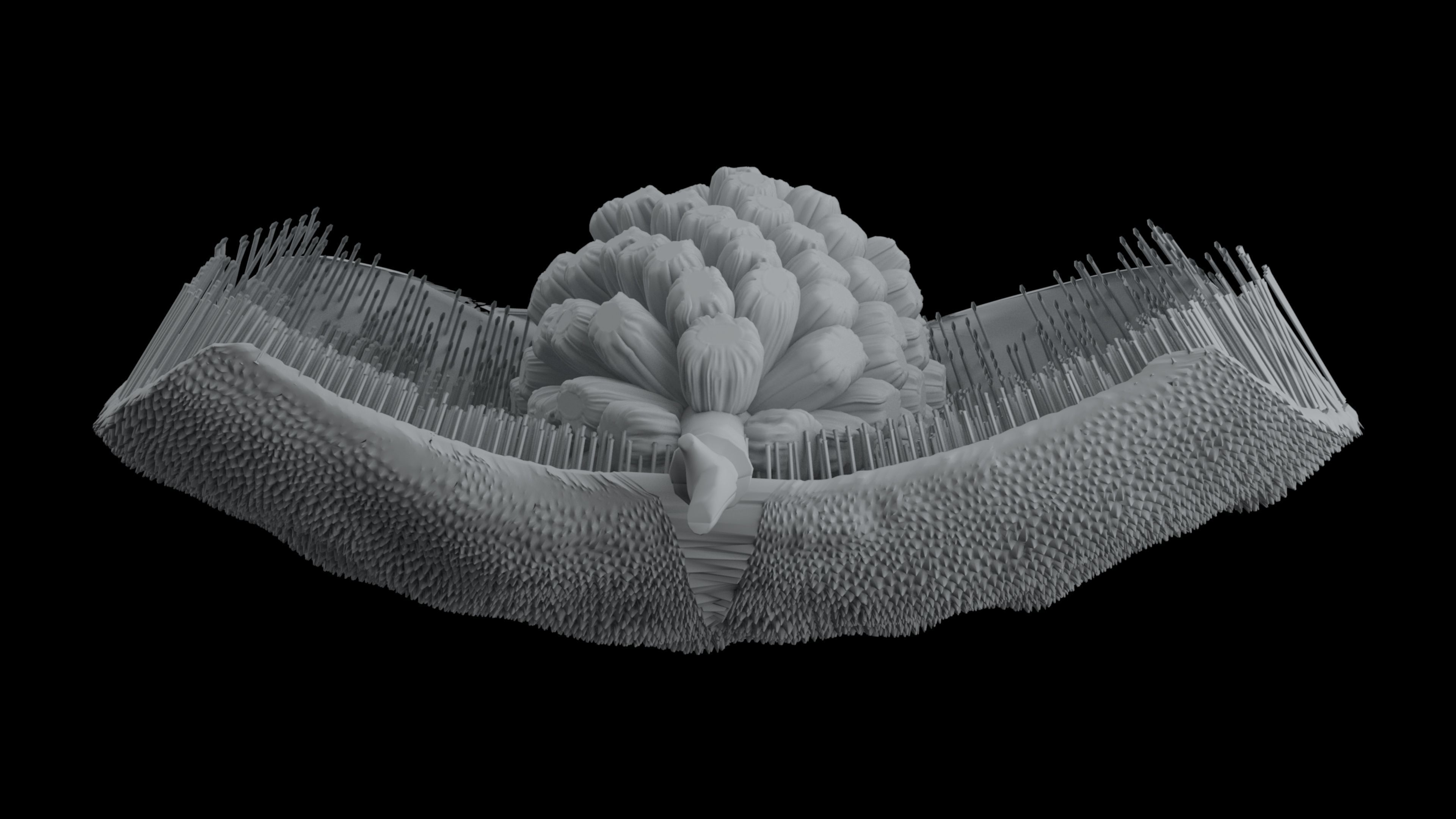 jackfruit 3D rigged model 3D model_46