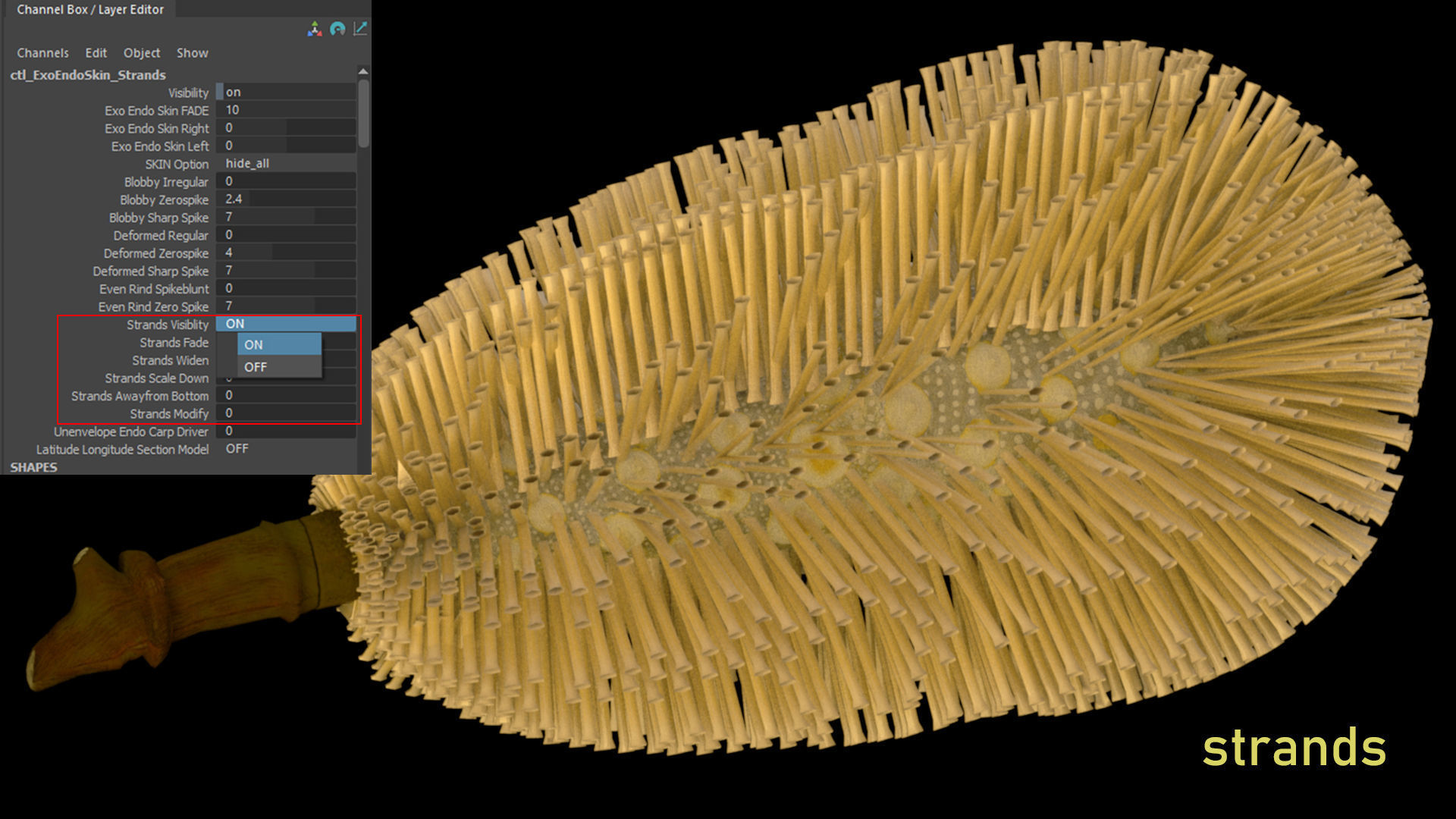 jackfruit 3D rigged model 3D model_27