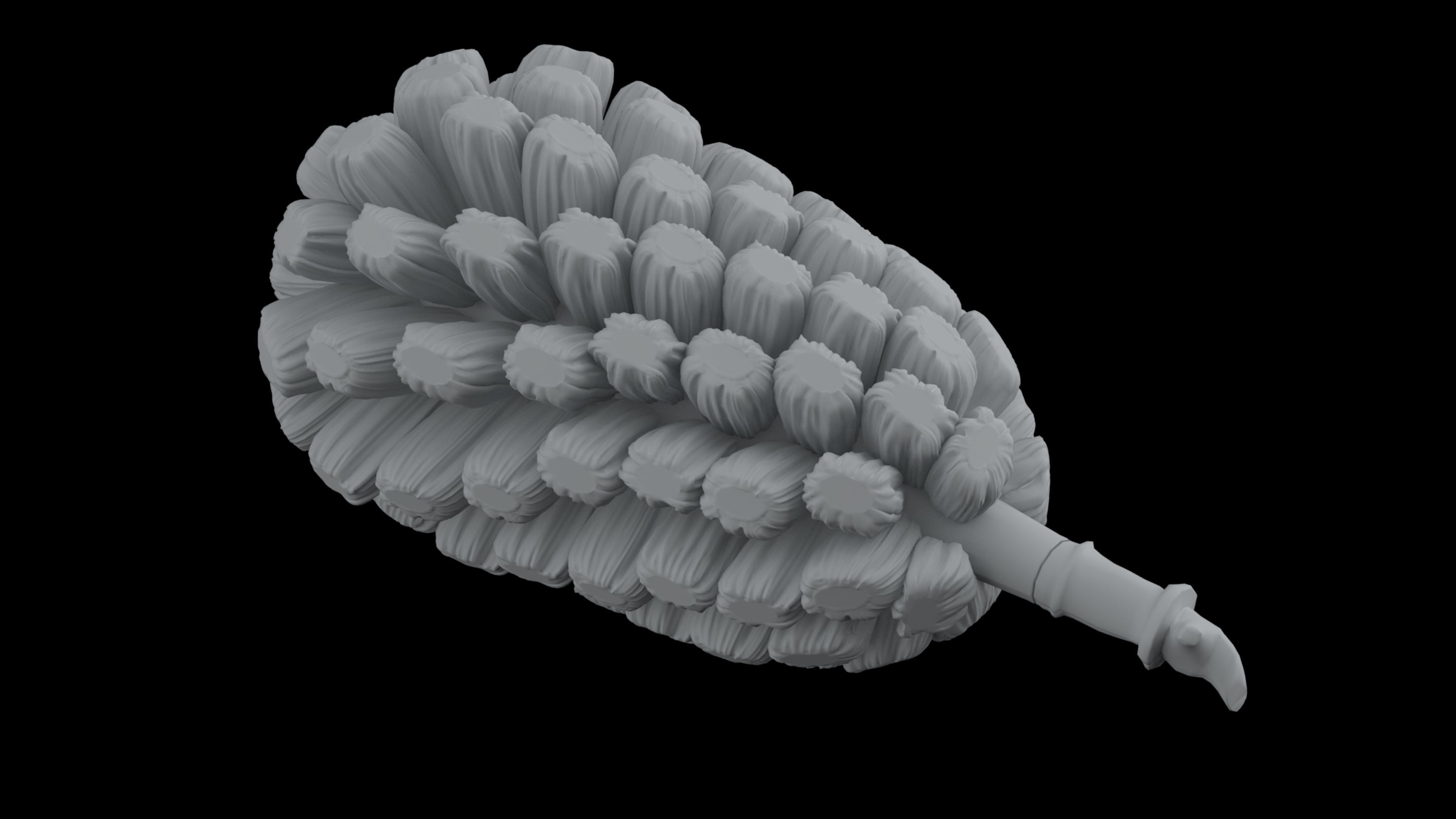 jackfruit 3D rigged model 3D model_52