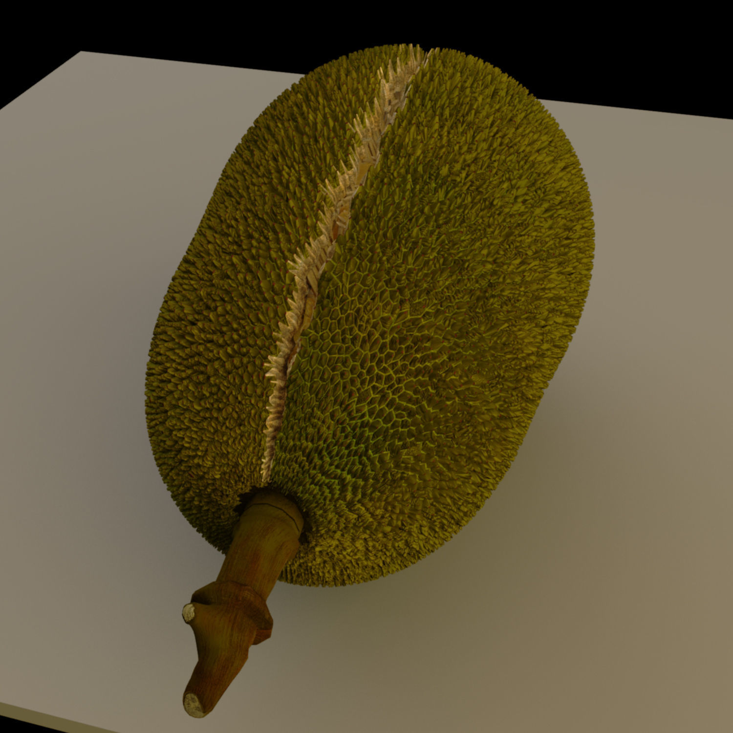 jackfruit 3D rigged model 3D model_12