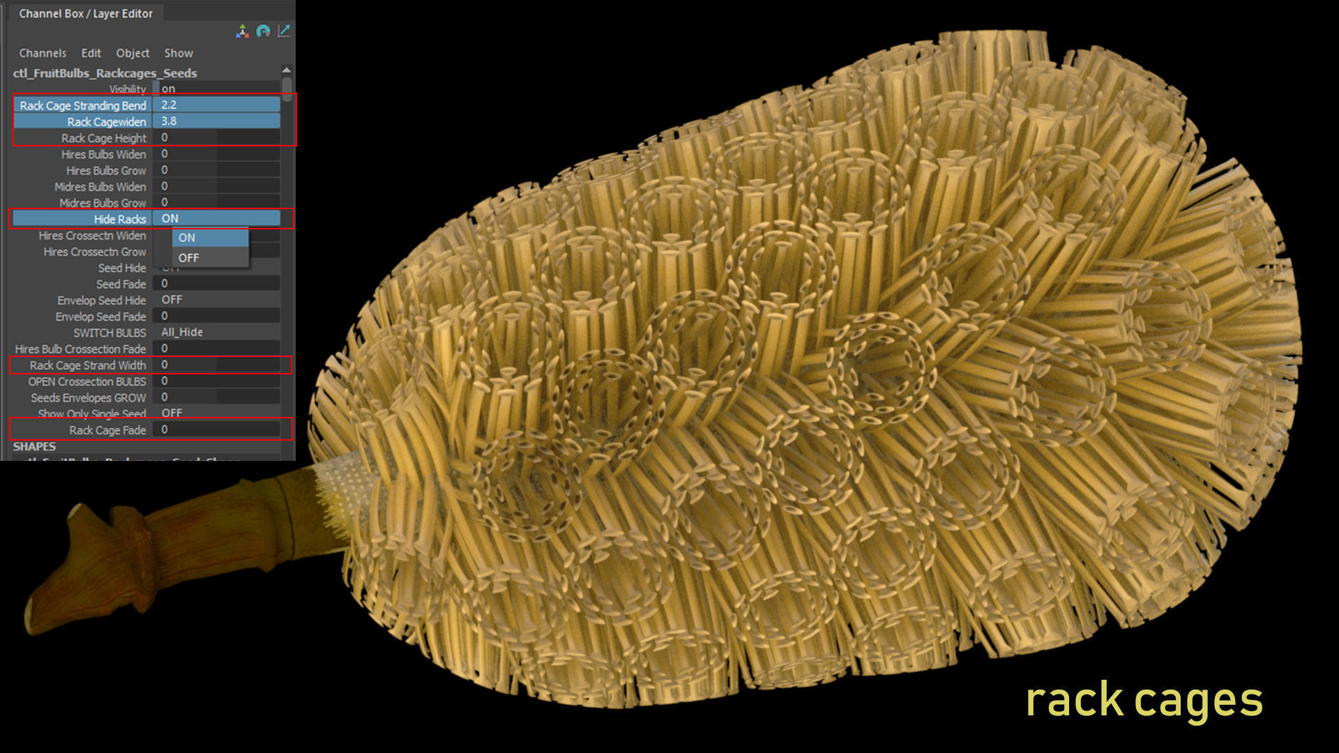 jackfruit 3D rigged model 3D model_26