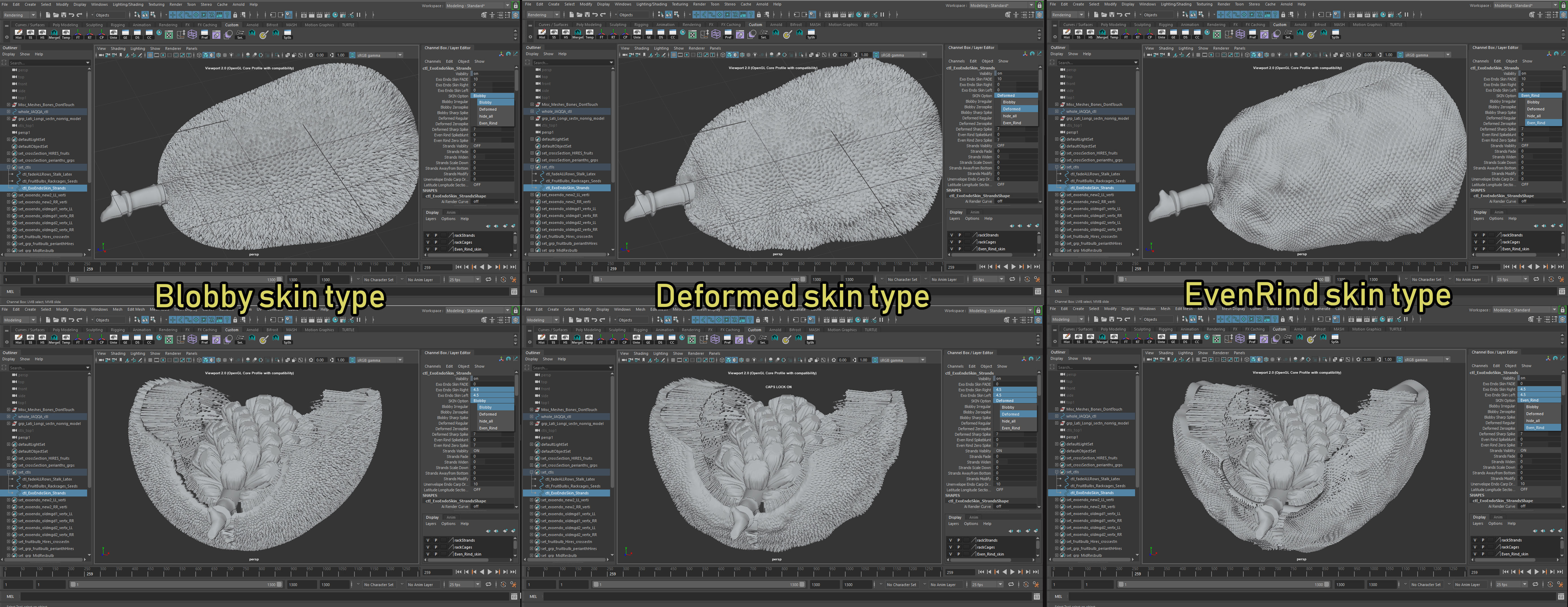 jackfruit 3D rigged model 3D model_22