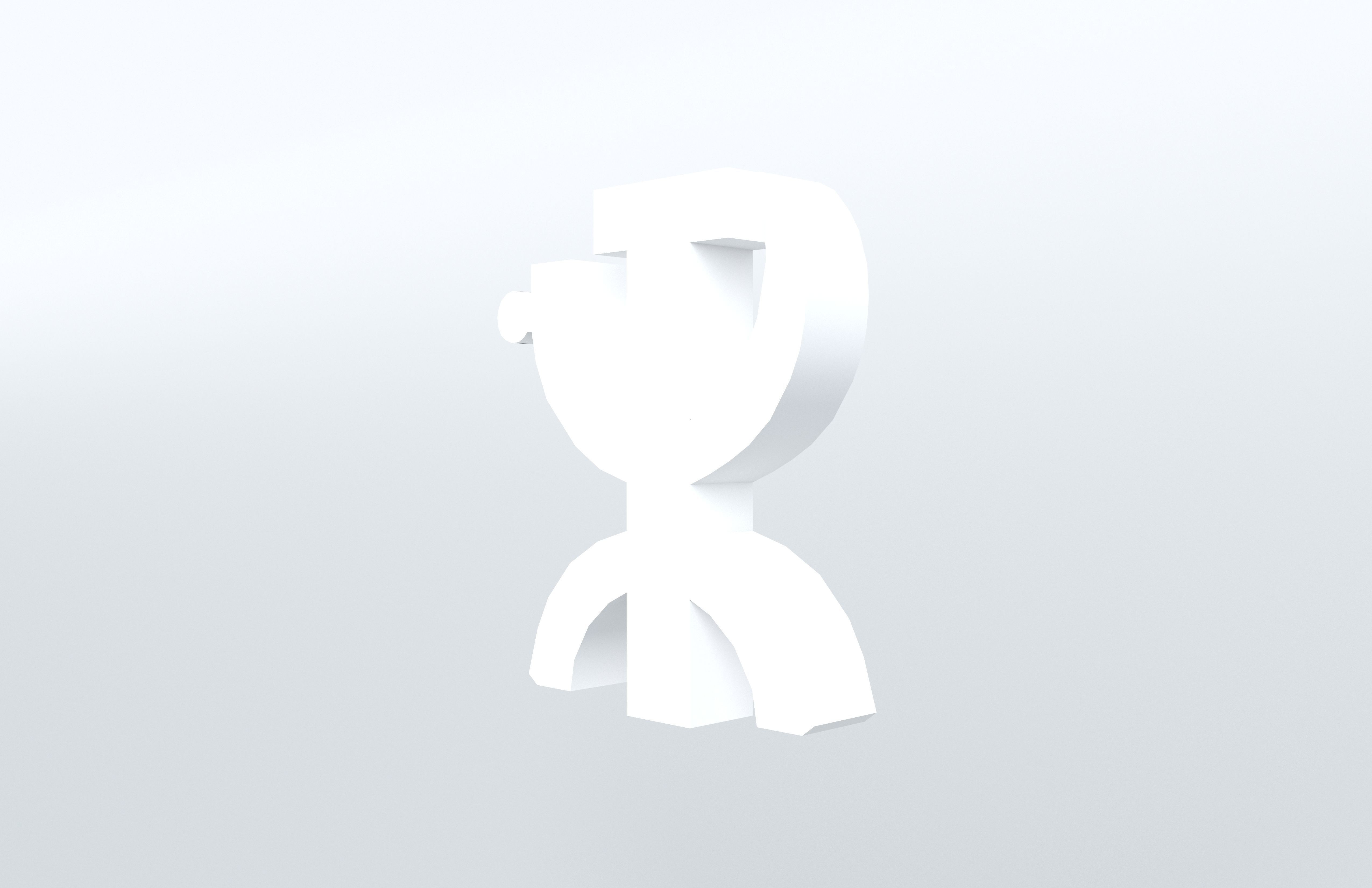 CTR Logo v1 002 Free low-poly 3D model_3