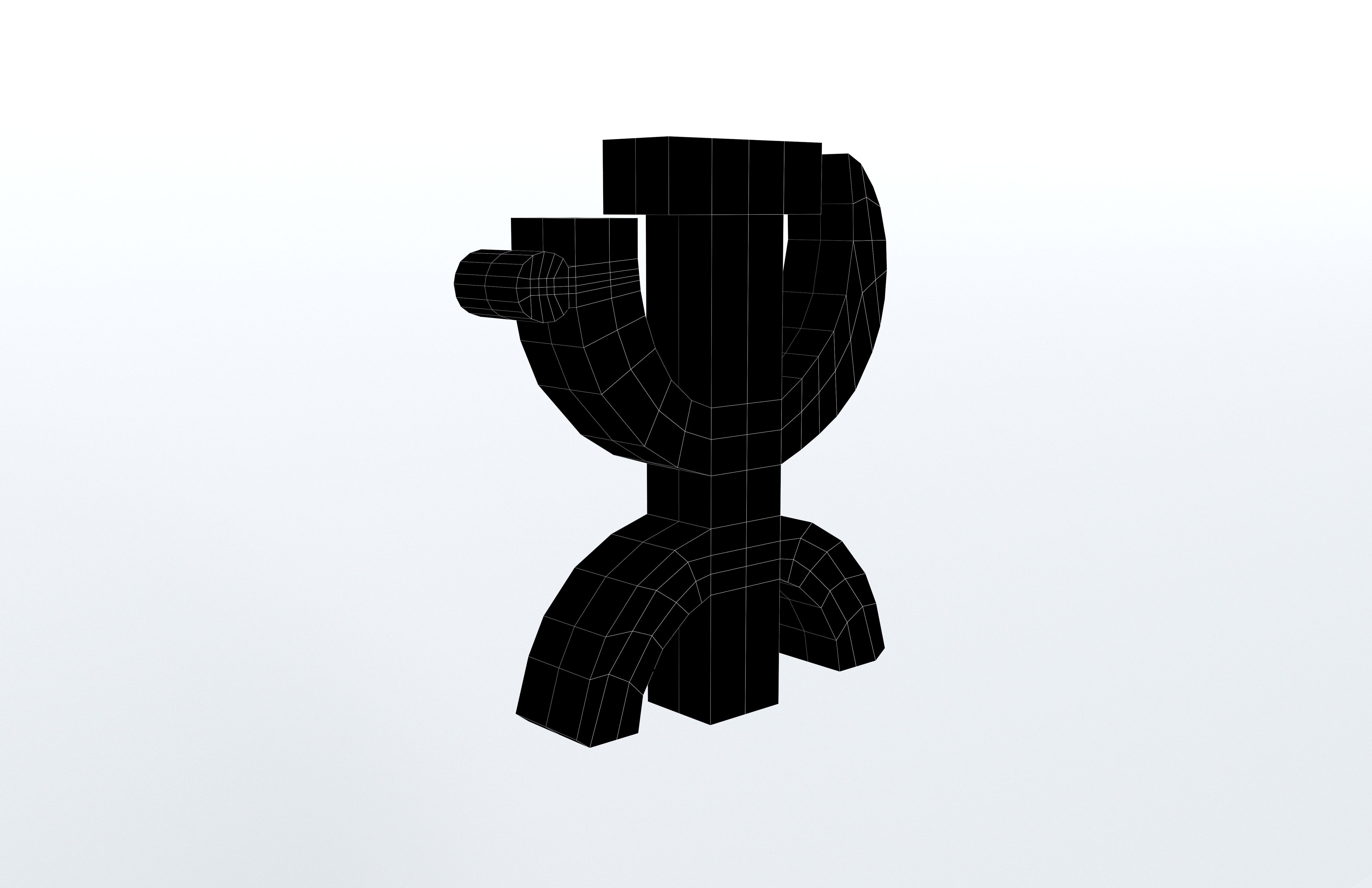 CTR Logo v1 002 Free low-poly 3D model_8