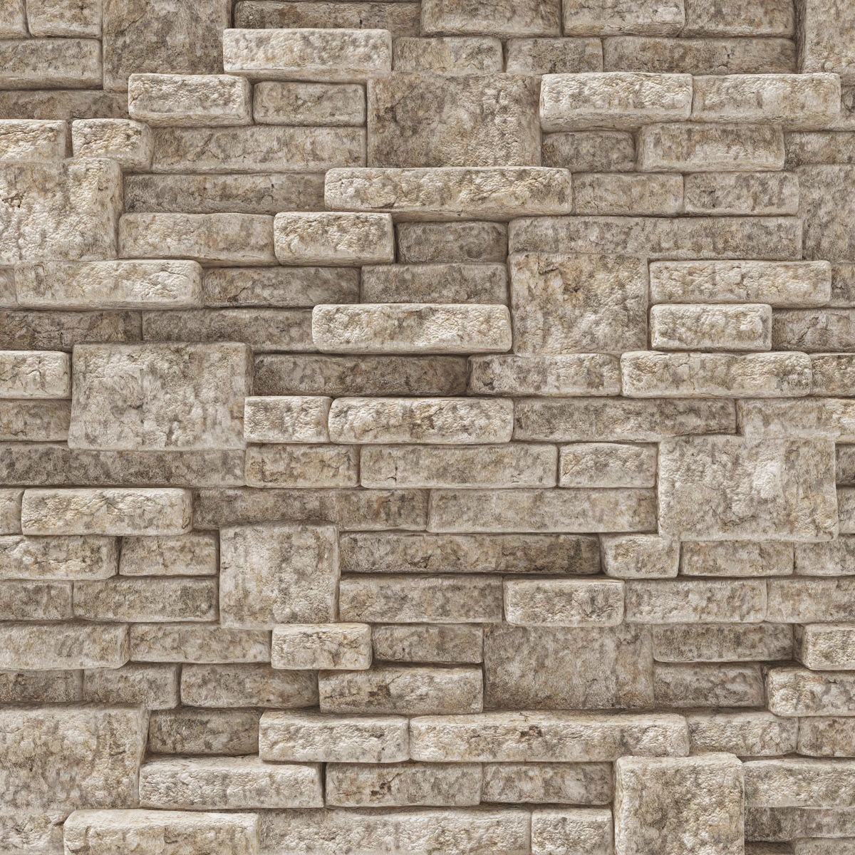 Brick stone wall block many n1  3D model_14