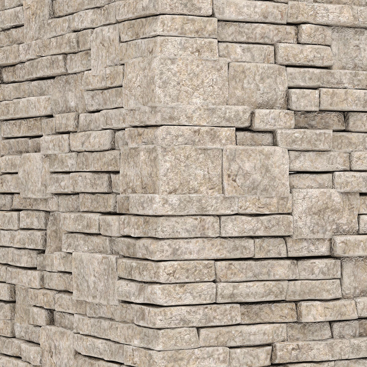 Brick stone wall block many n1  3D model_10