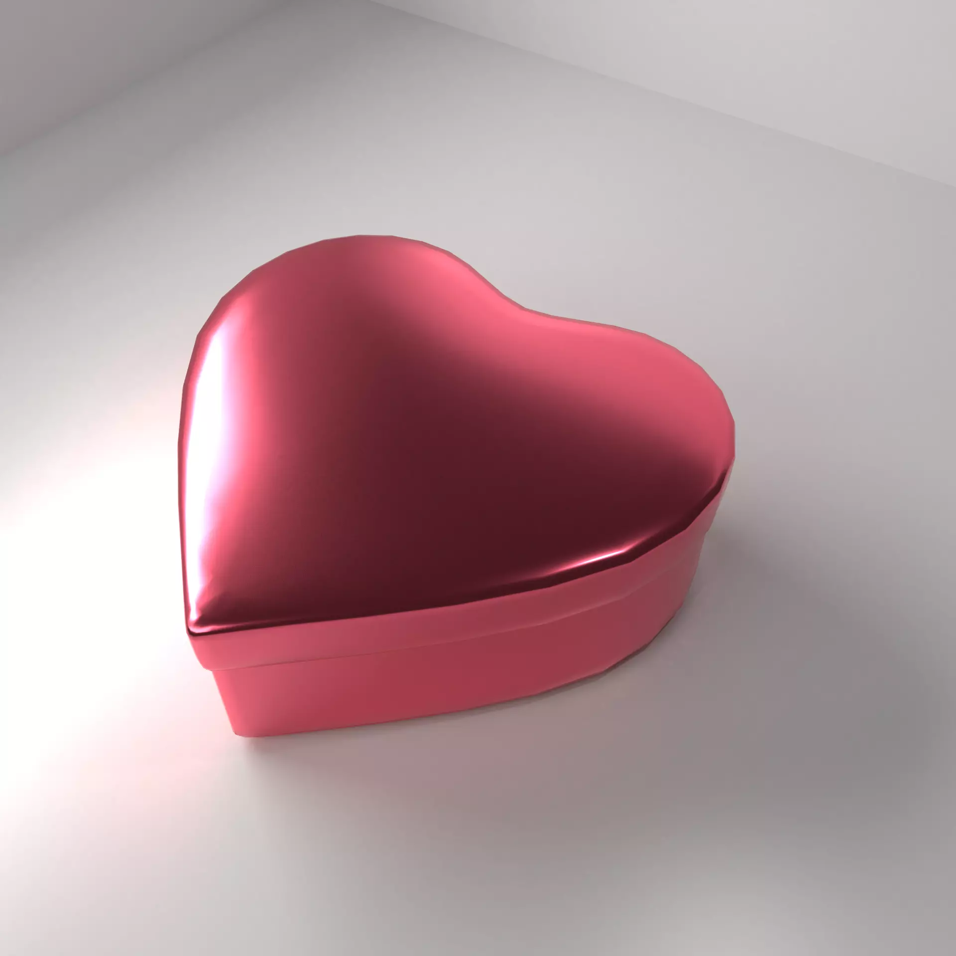 Heart Shape Container 3D model_0