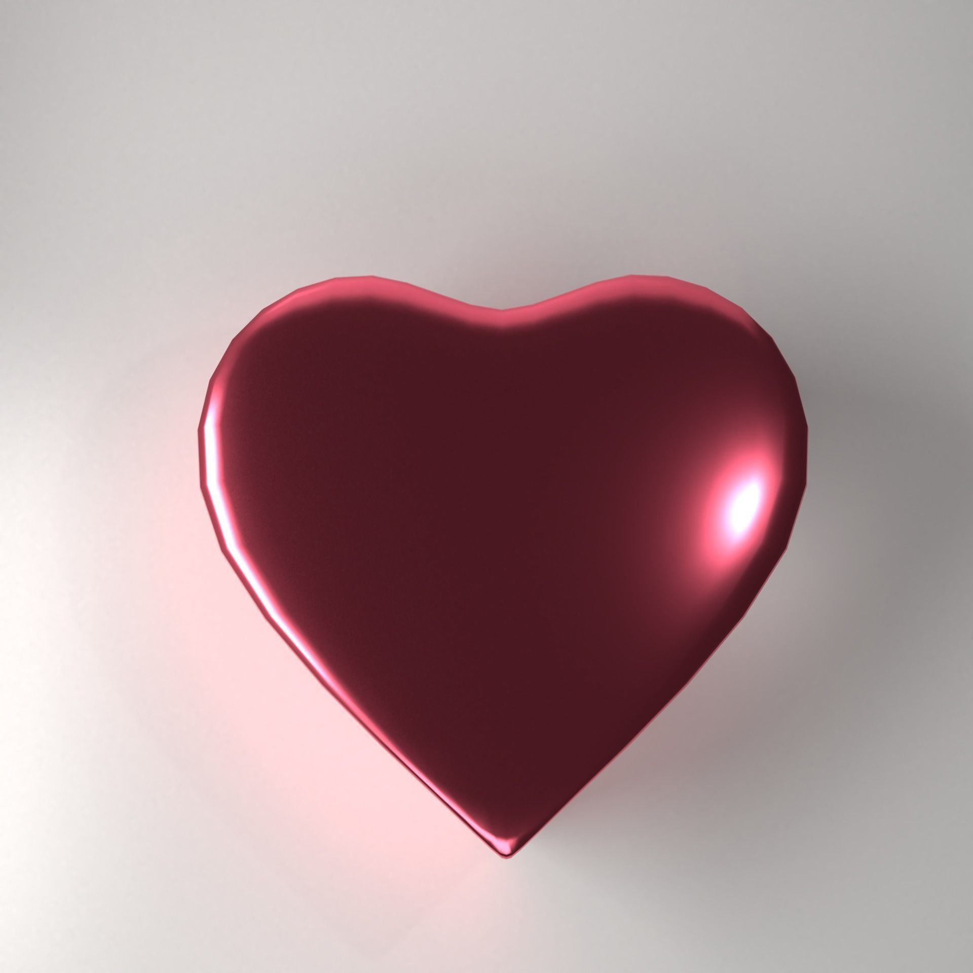 Heart Shape Container 3D model_1