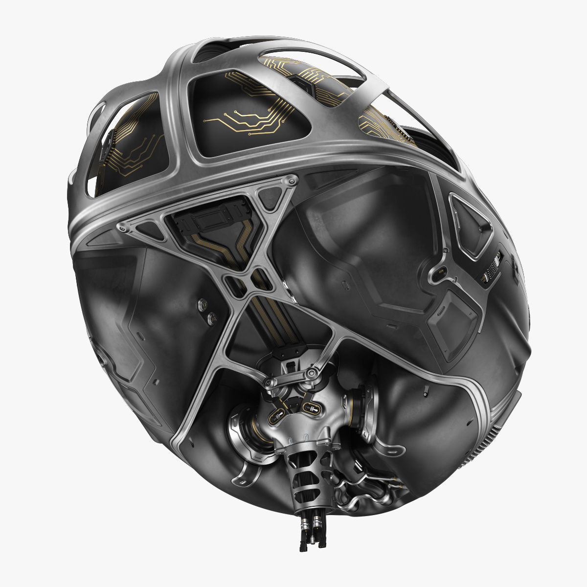 Cyber Brain 3D model_6