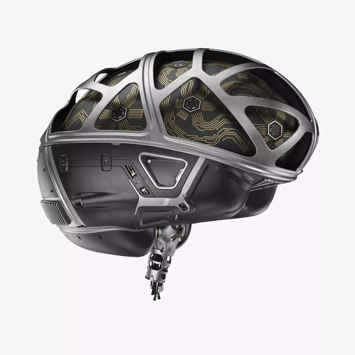 Cyber Brain 3D model_0