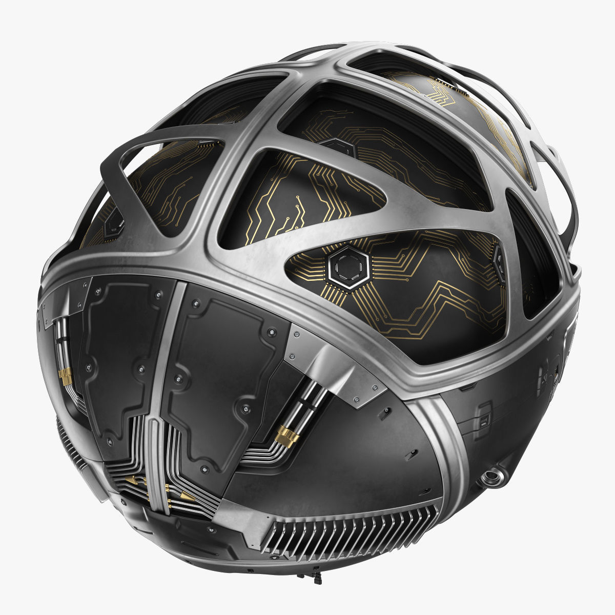 Cyber Brain 3D model_8