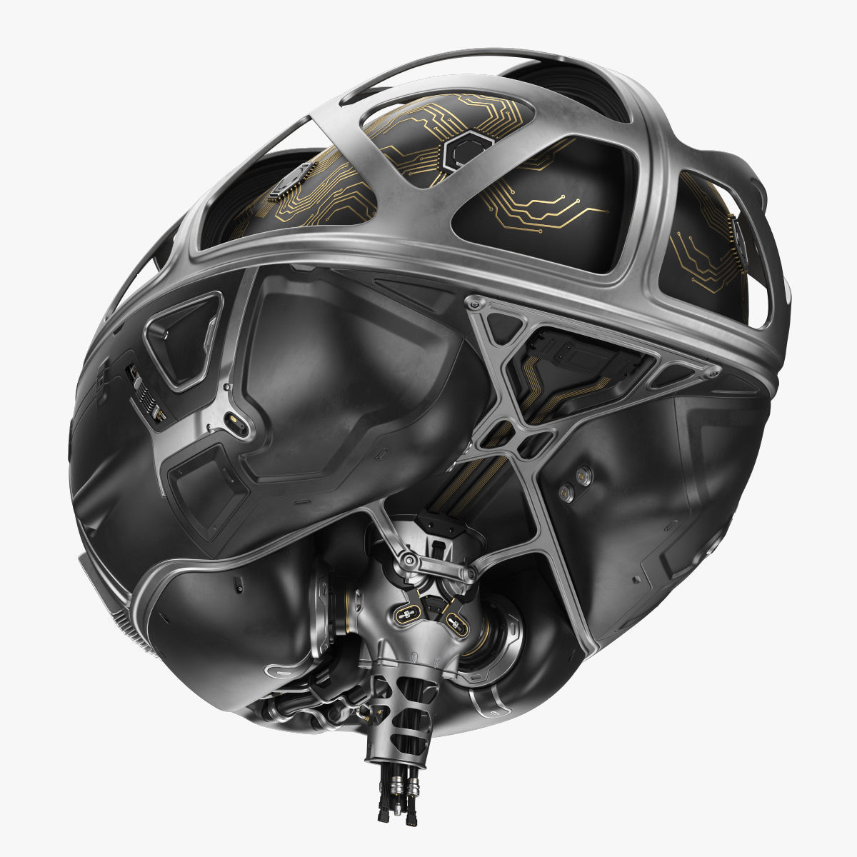 Cyber Brain 3D model_12