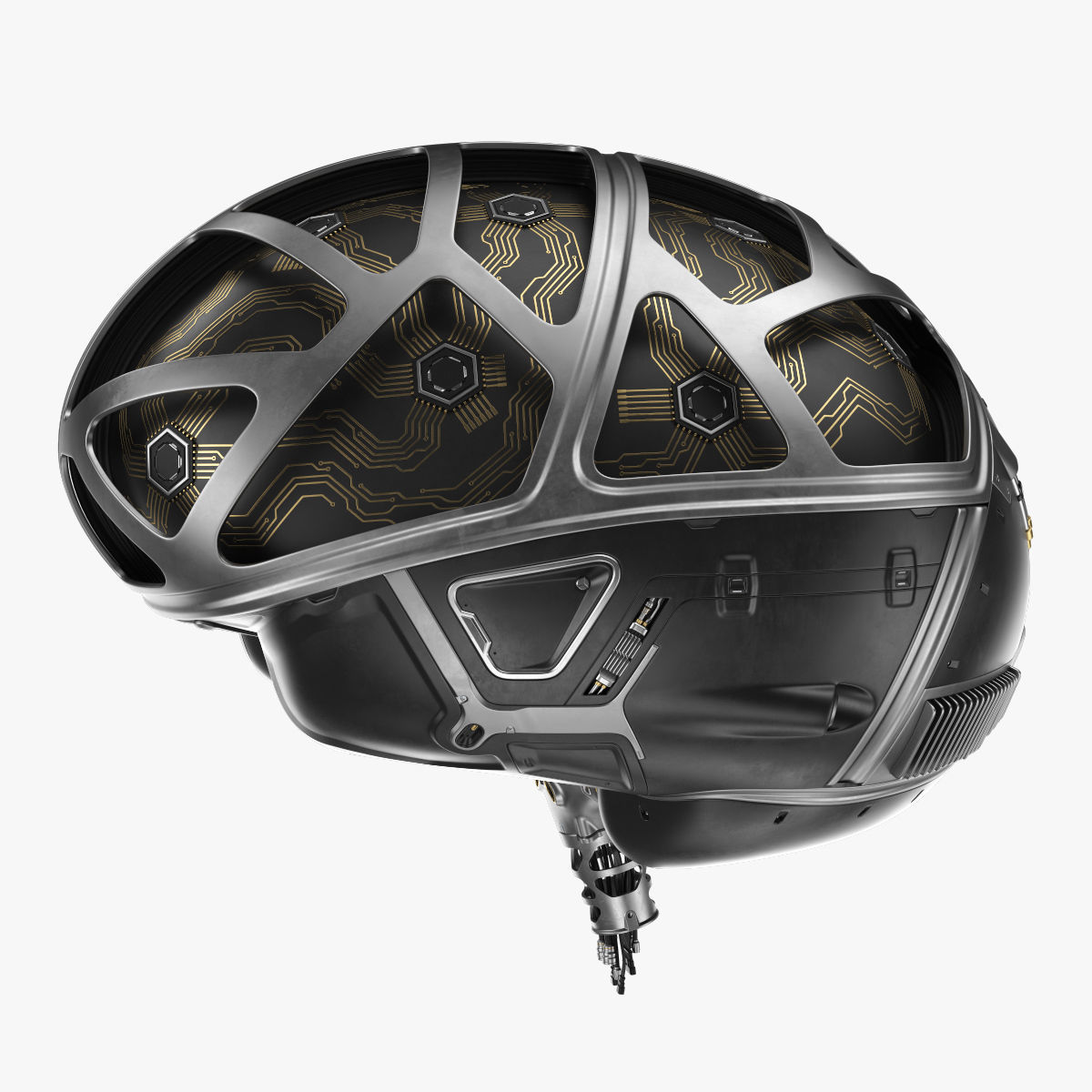Cyber Brain 3D model_4