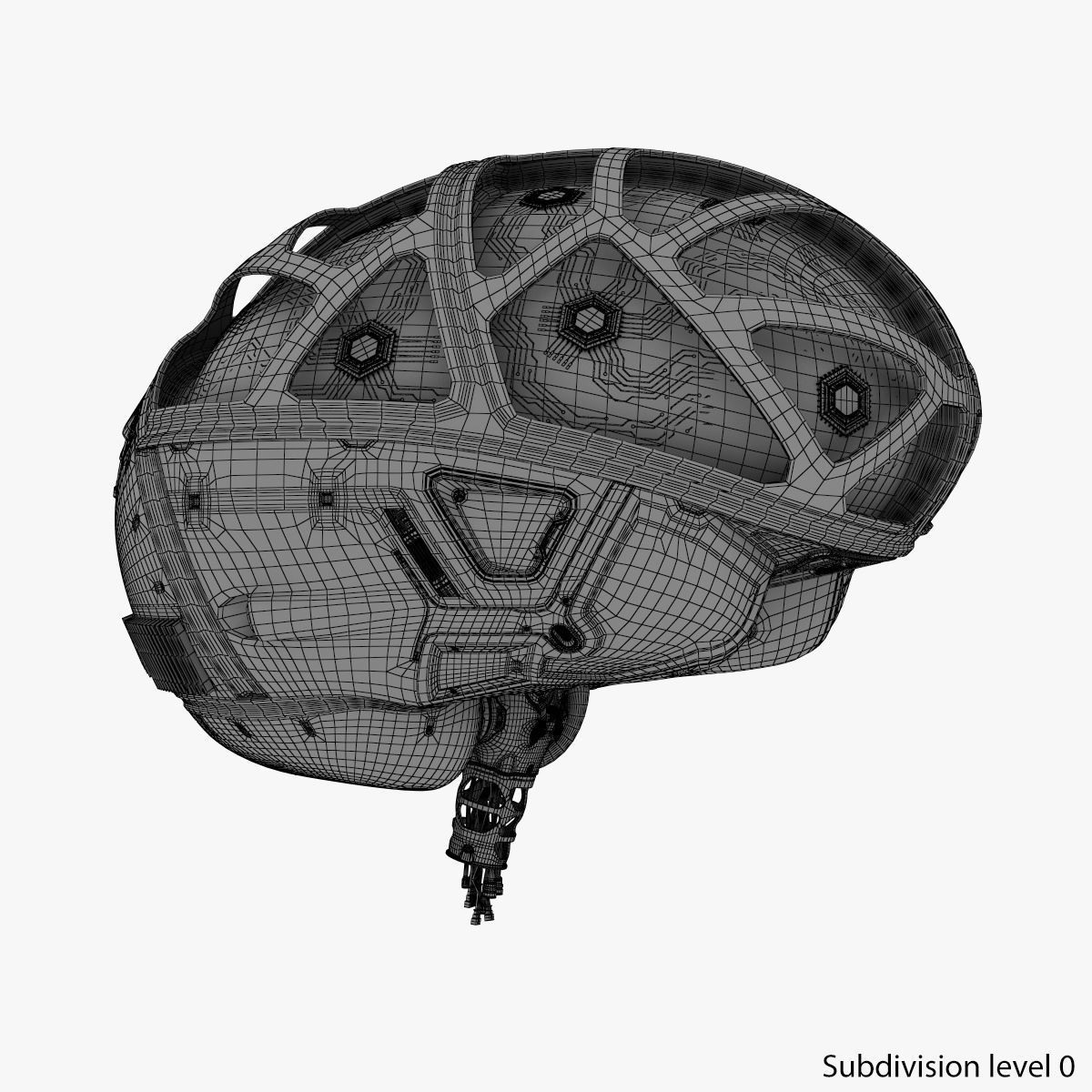 Cyber Brain 3D model_16