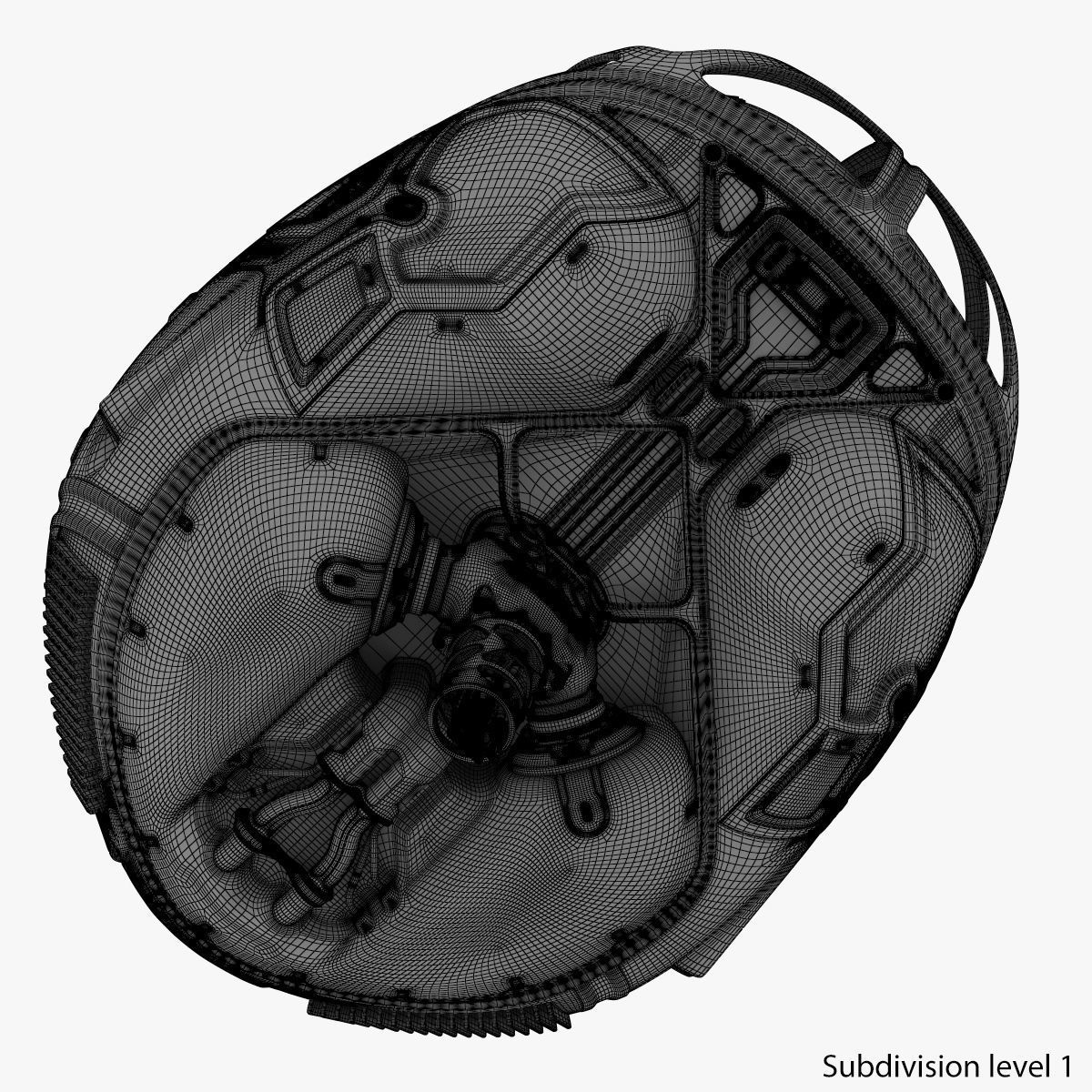 Cyber Brain 3D model_23