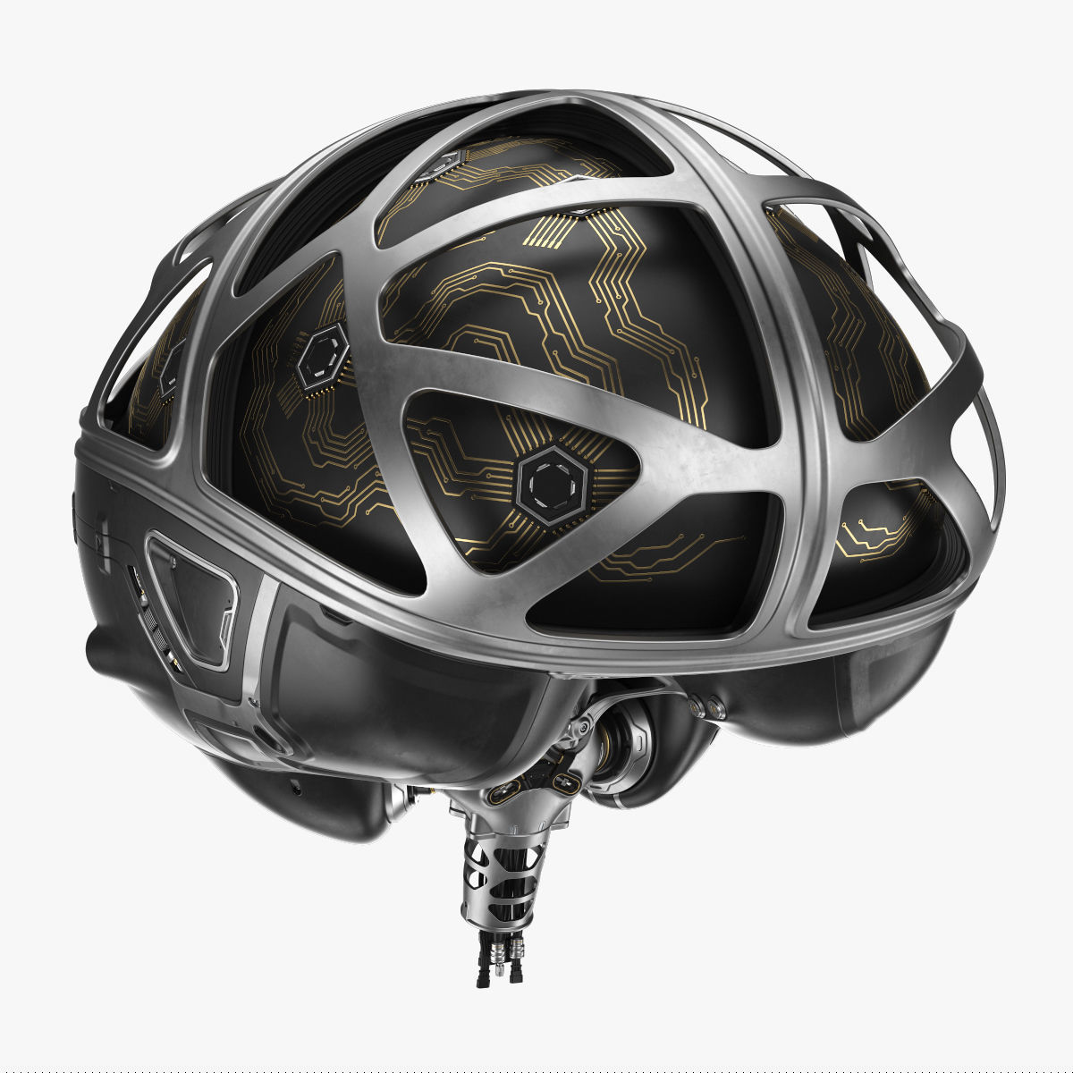 Cyber Brain 3D model_11