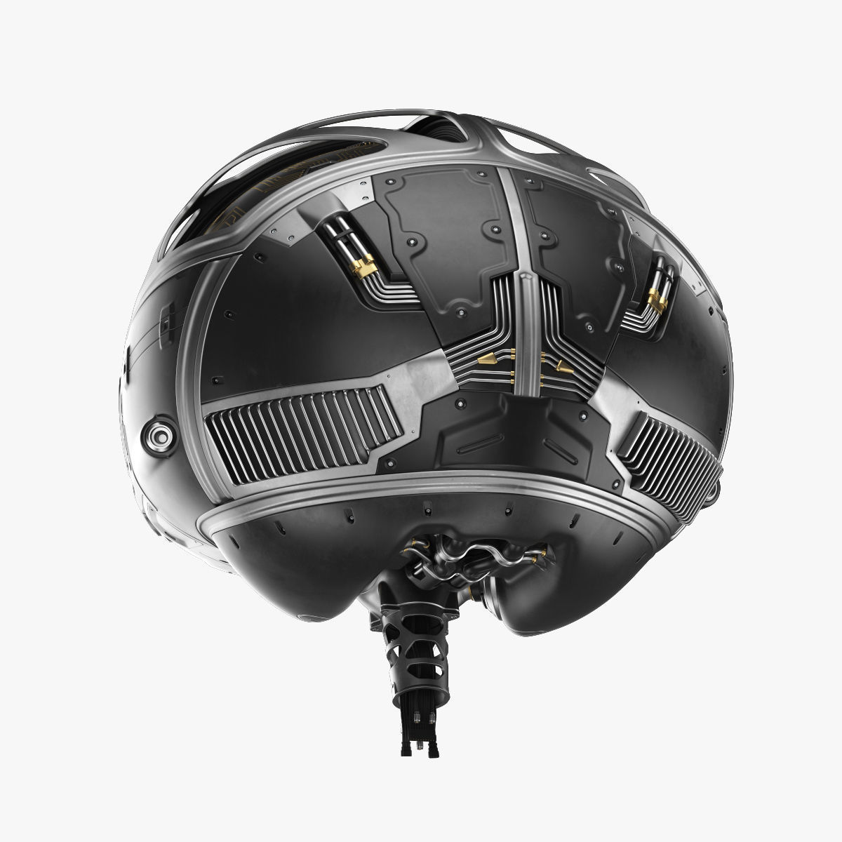 Cyber Brain 3D model_3