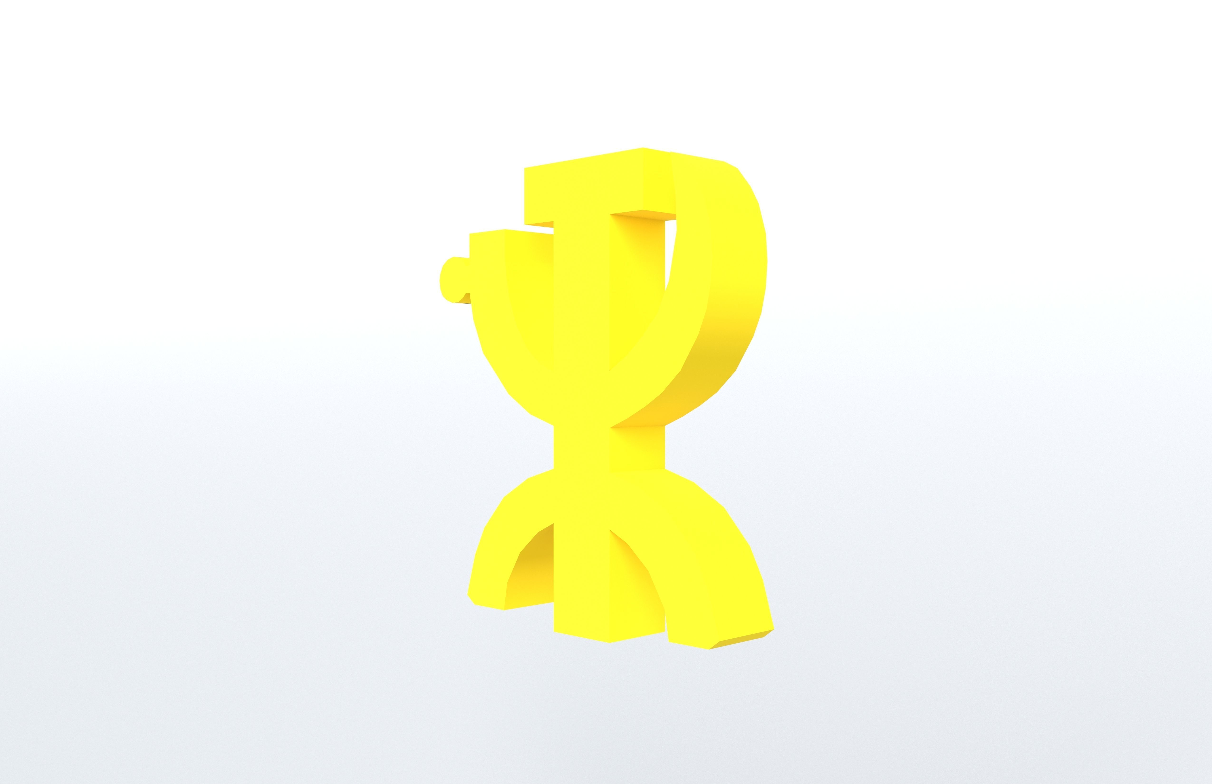 CTR Logo v1 003 Free low-poly 3D model_3