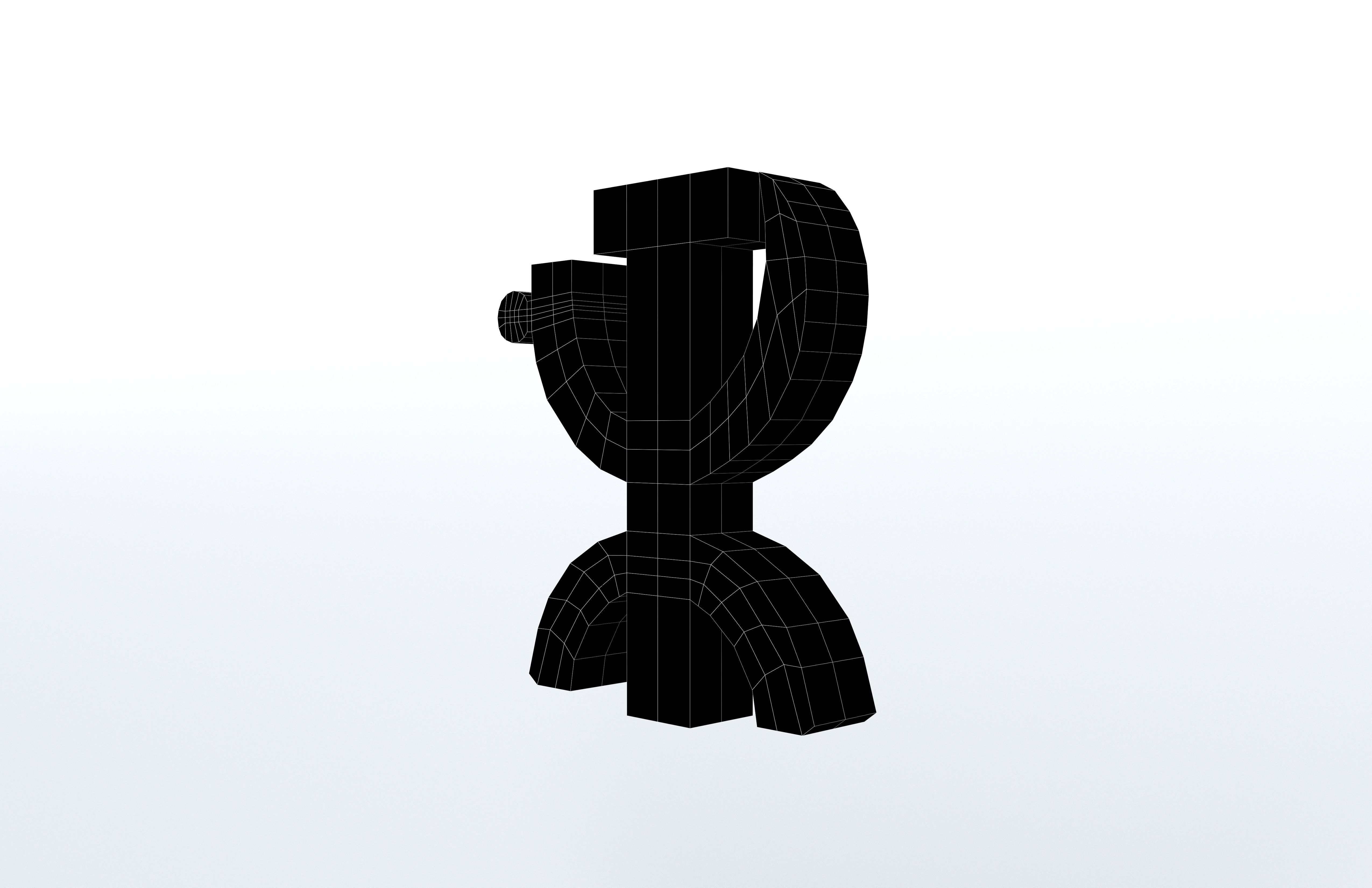 CTR Logo v1 003 Free low-poly 3D model_5