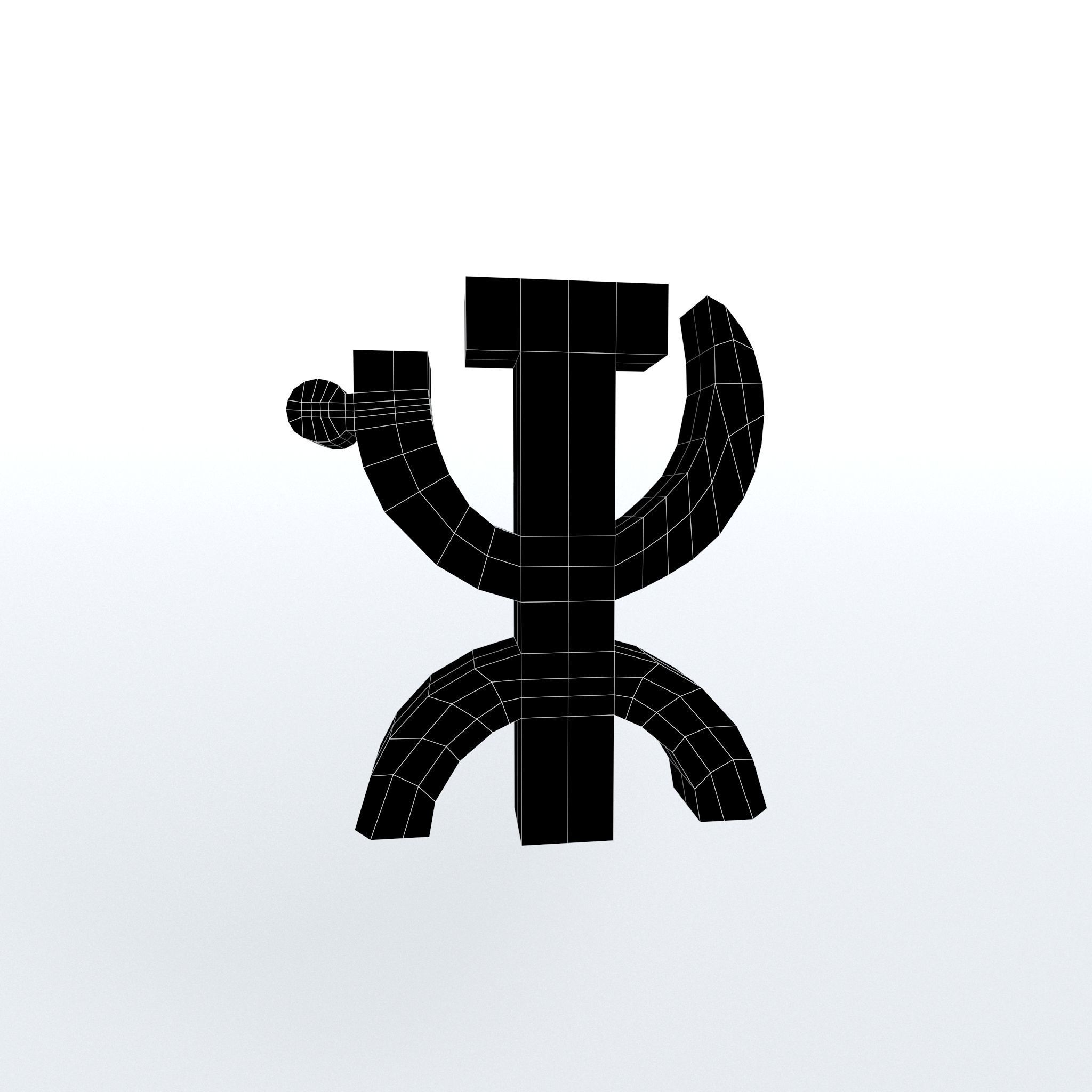 CTR Logo v1 003 Free low-poly 3D model_6