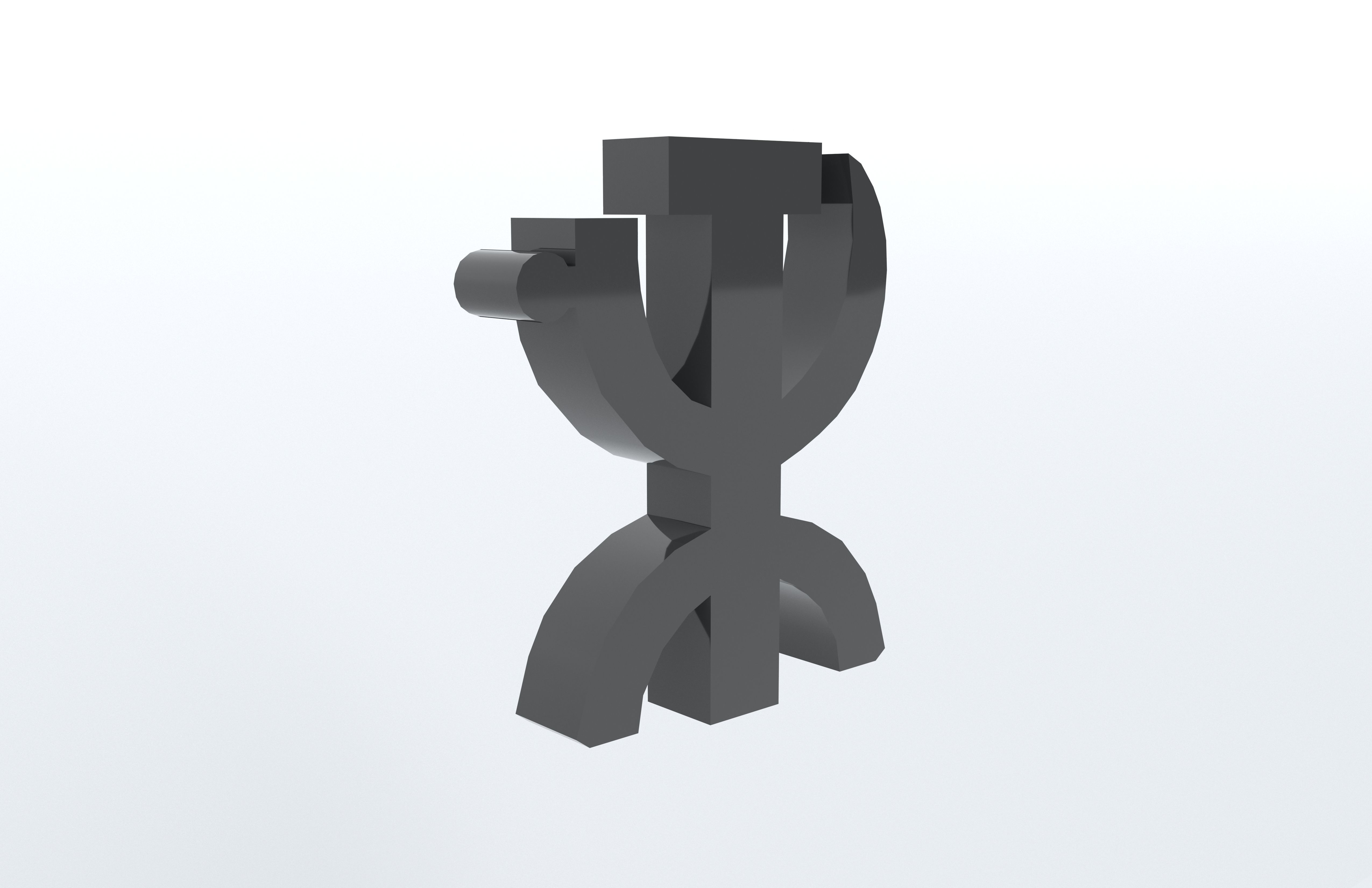 CTR Logo v1 005 Free low-poly 3D model_4