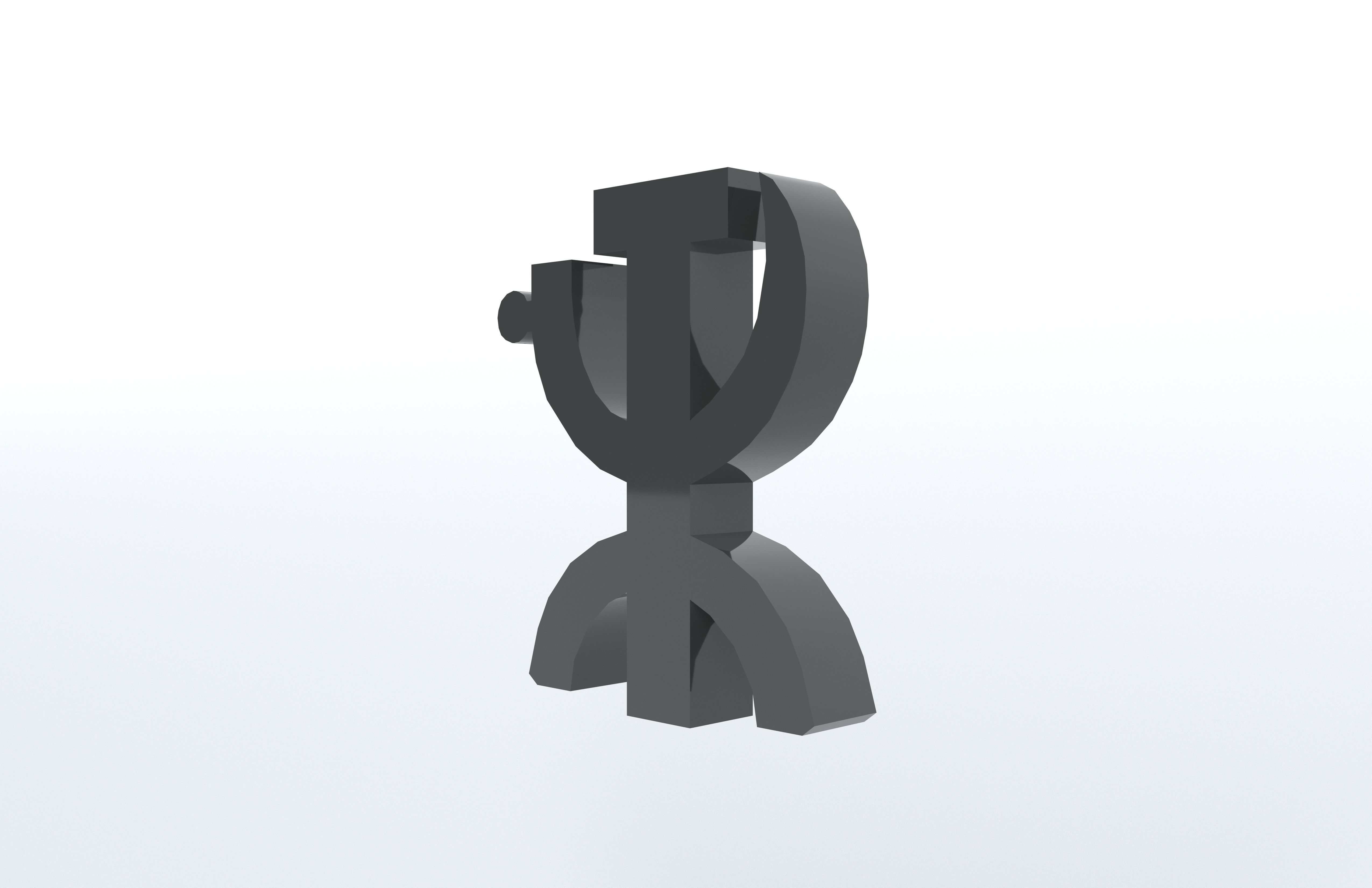 CTR Logo v1 005 Free low-poly 3D model_3