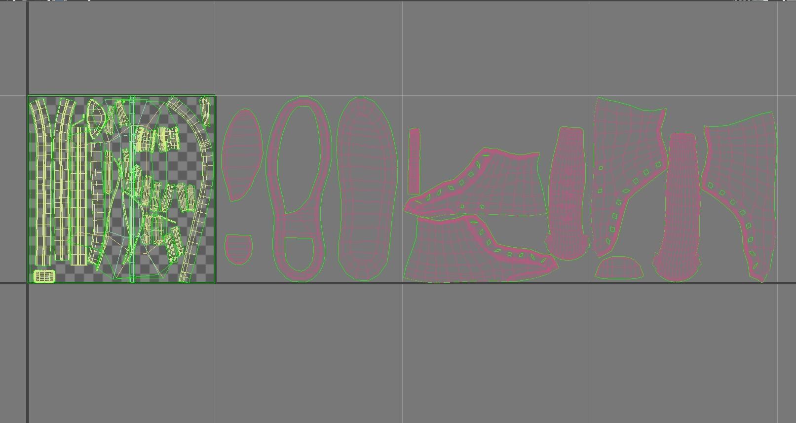 converse all stars high black 3D model_9