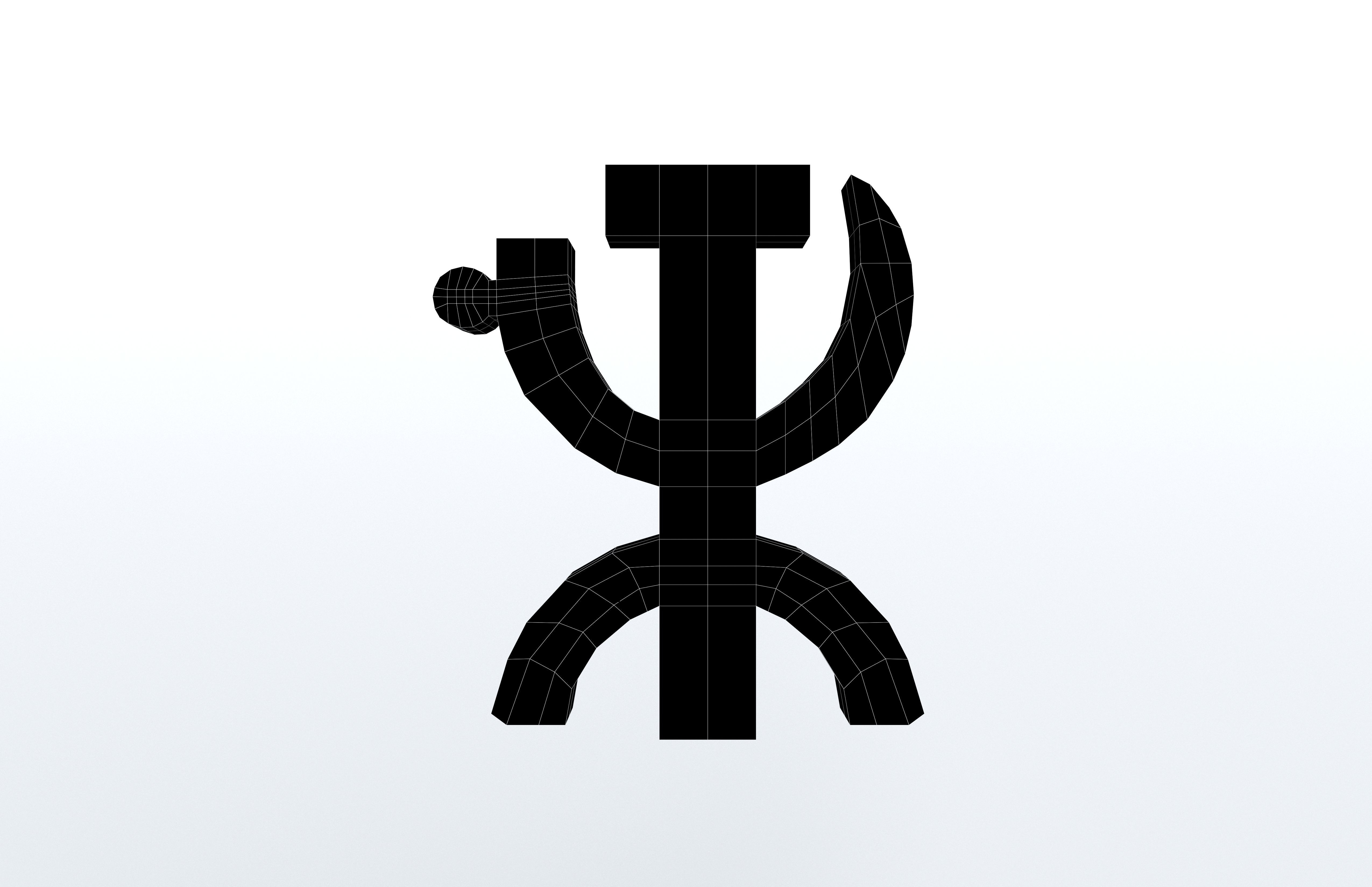 CTR Logo v1 008 Free low-poly 3D model_7