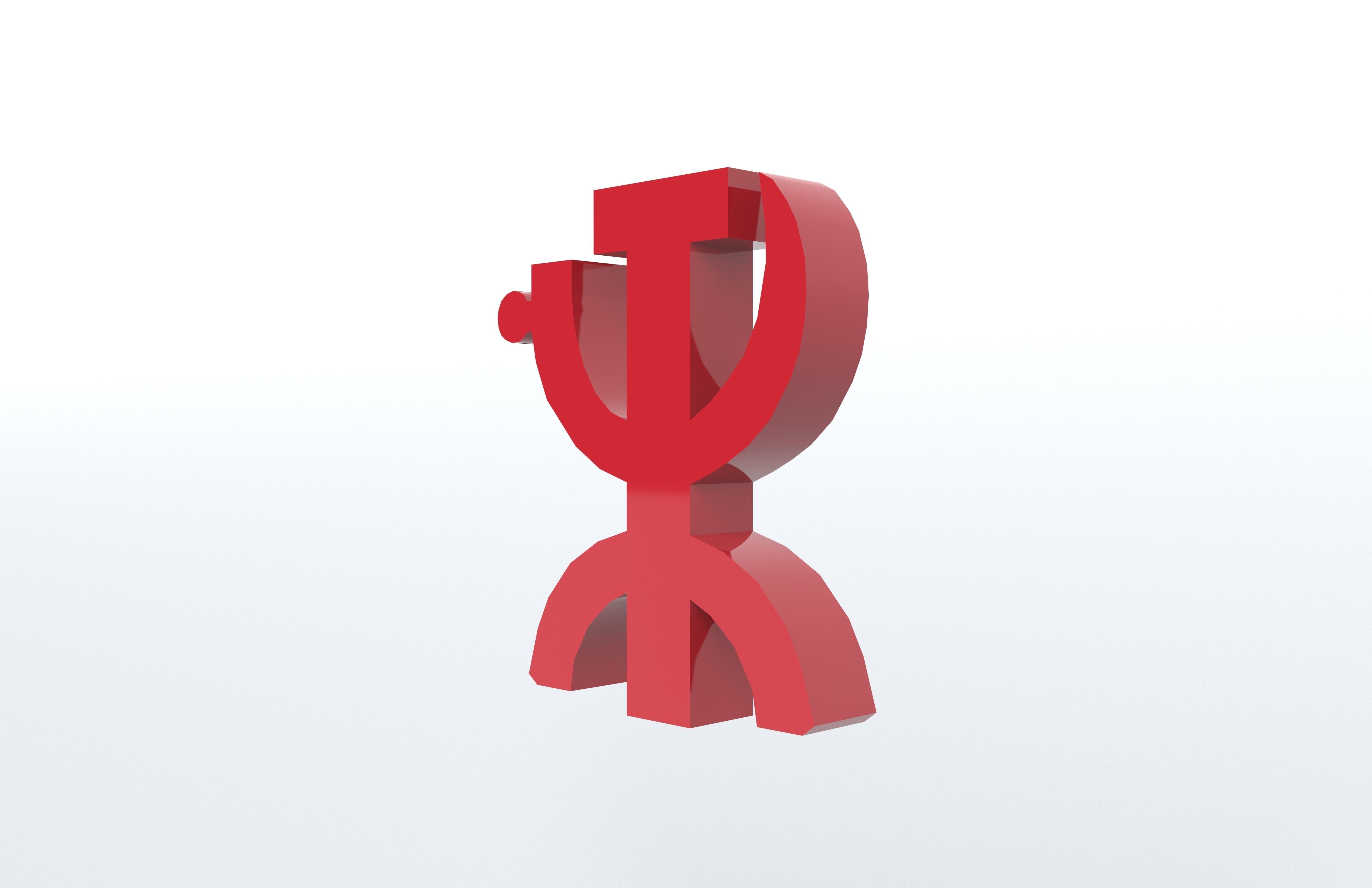 CTR Logo v1 008 Free low-poly 3D model_3
