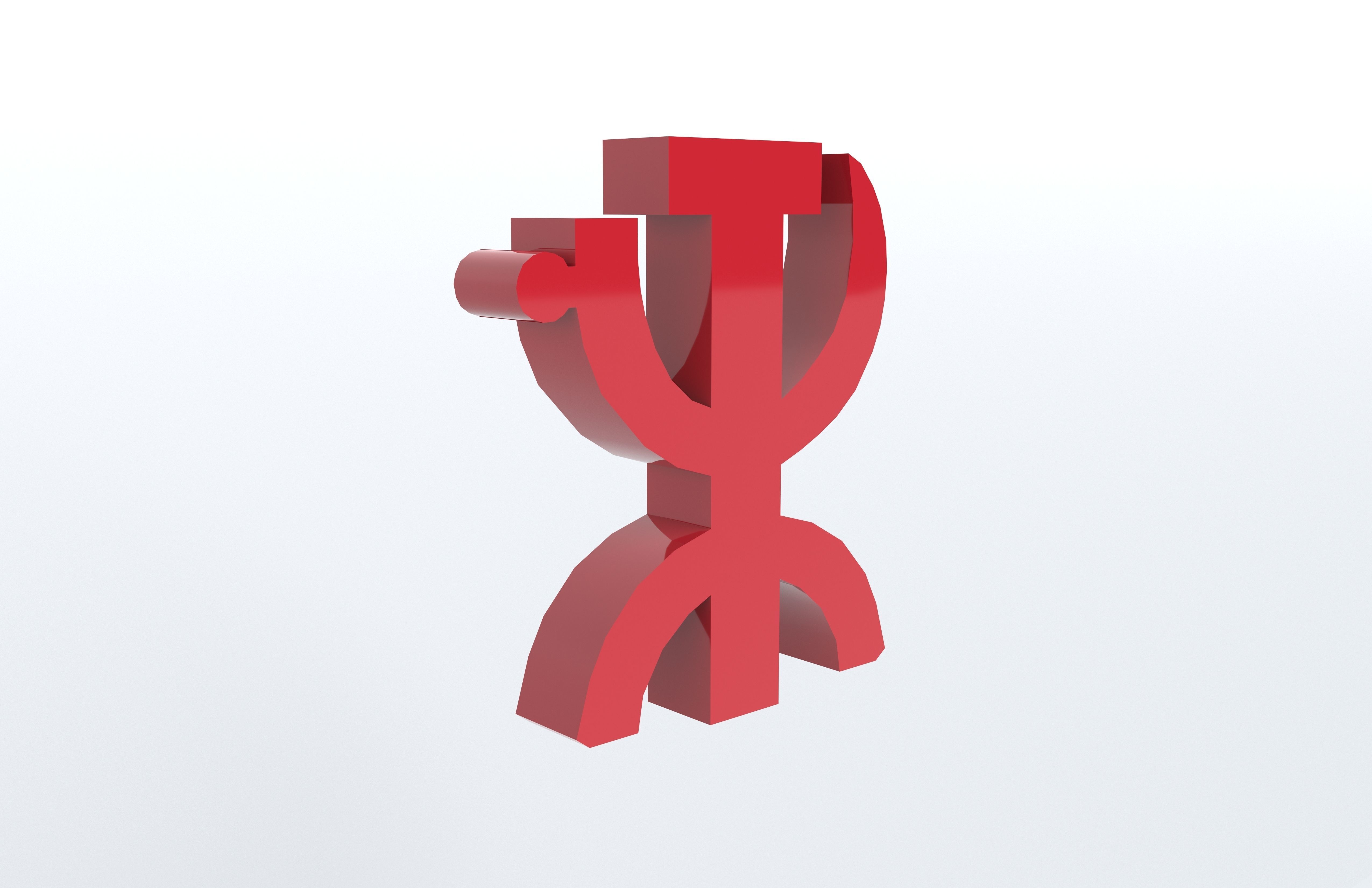 CTR Logo v1 008 Free low-poly 3D model_4