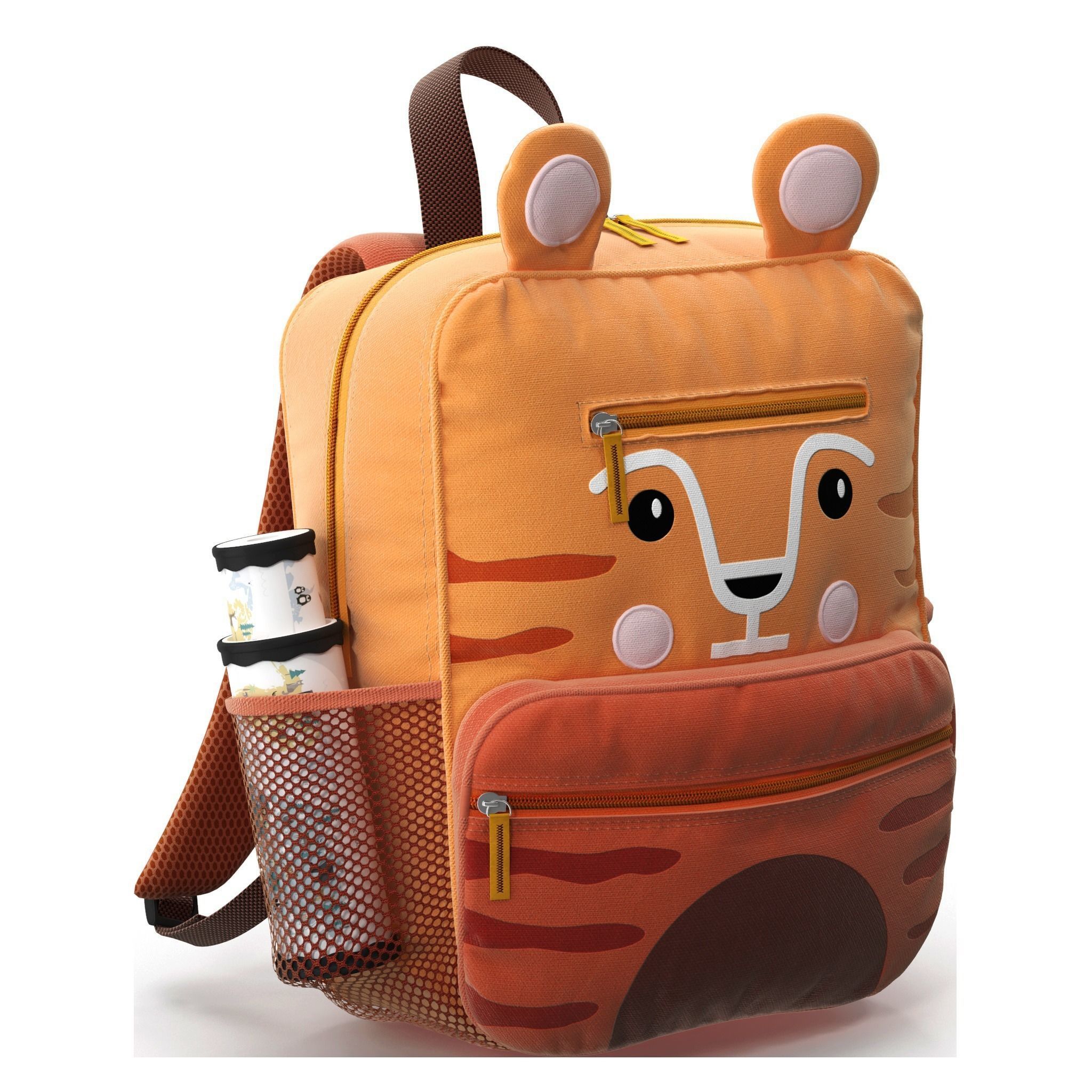 Tiger and Dragon Bagpack by Crate and Barrel 3D model_1