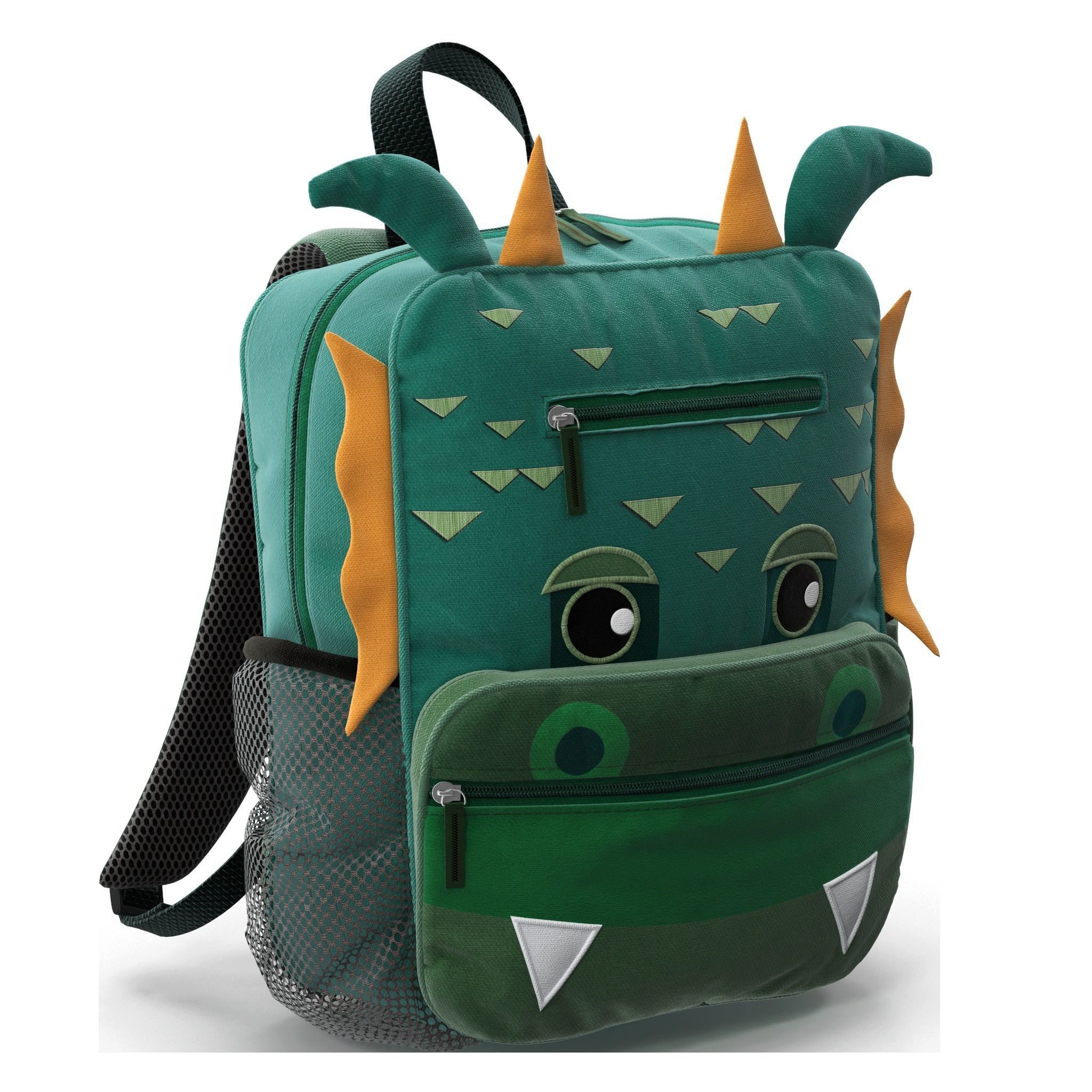 Tiger and Dragon Bagpack by Crate and Barrel 3D model_3