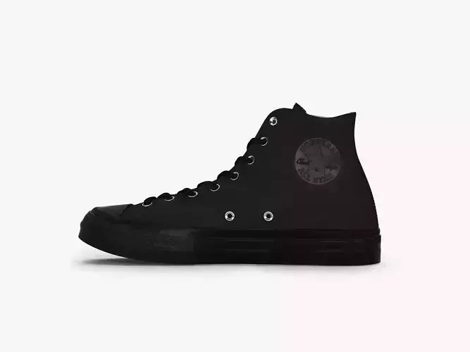 converse all stars high full black