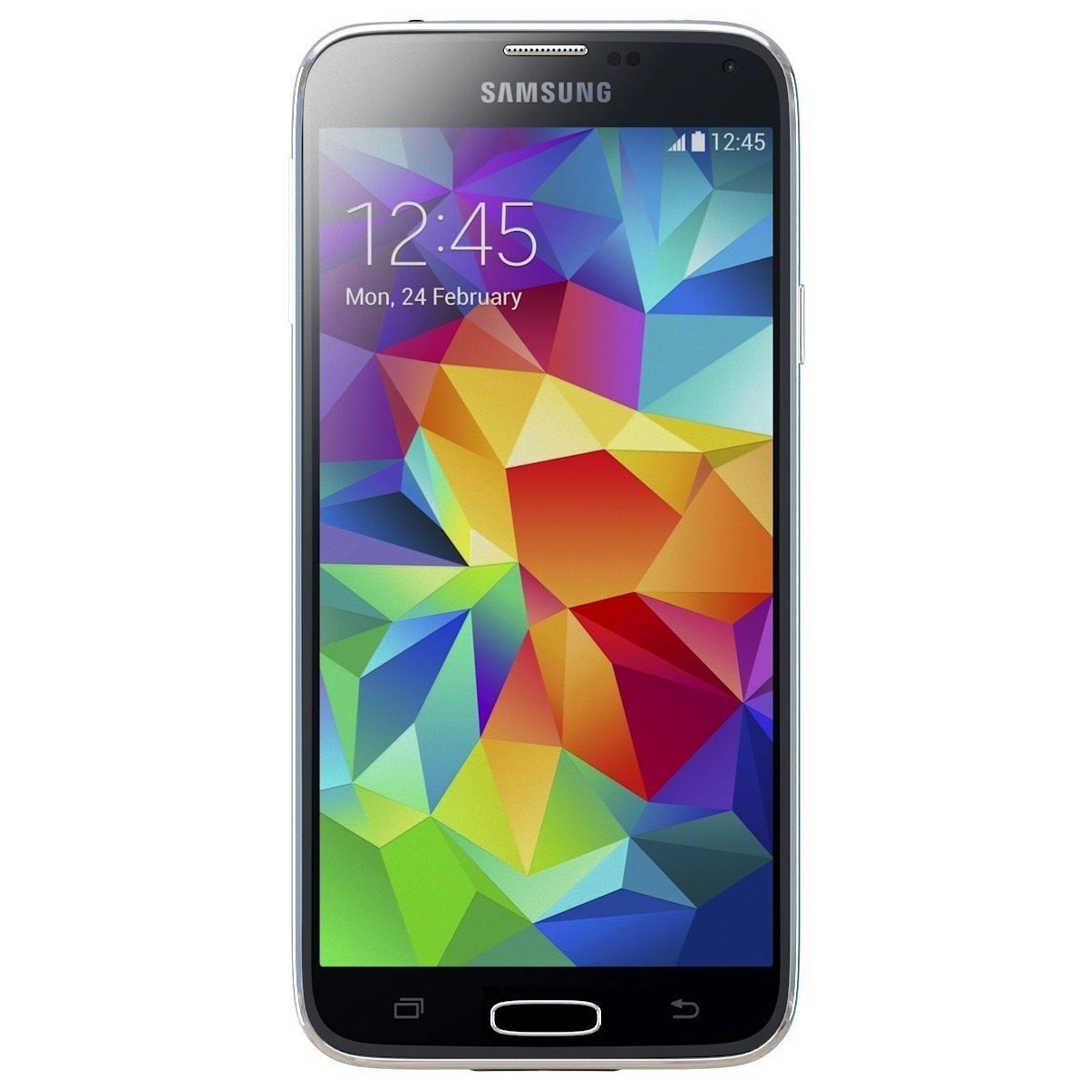 Samsung Galaxy S5 Blue 3D model_3