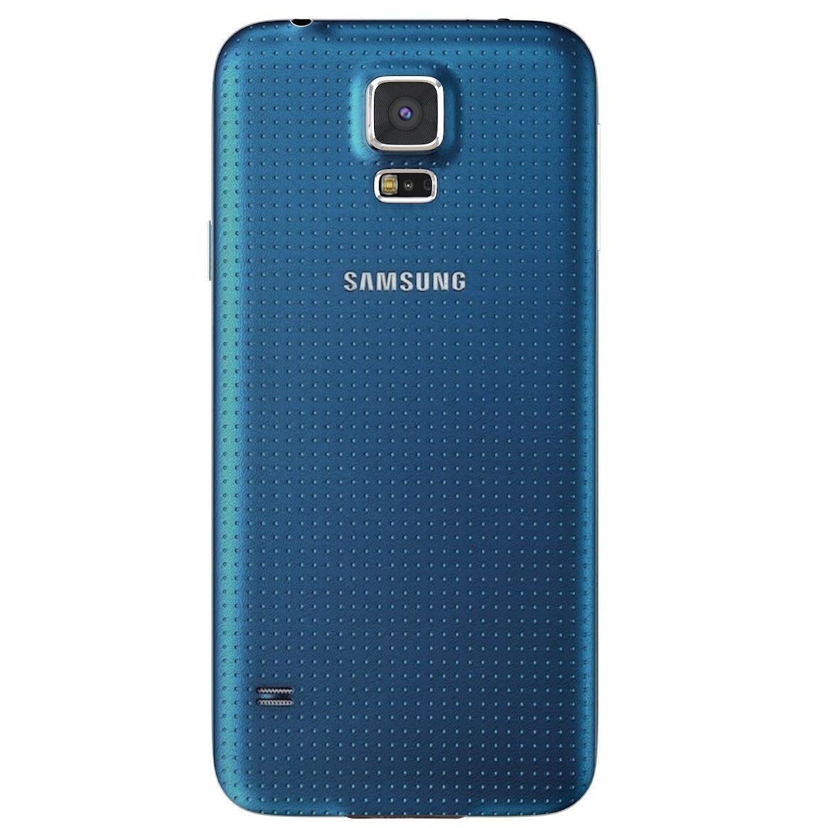 Samsung Galaxy S5 Blue 3D model_4